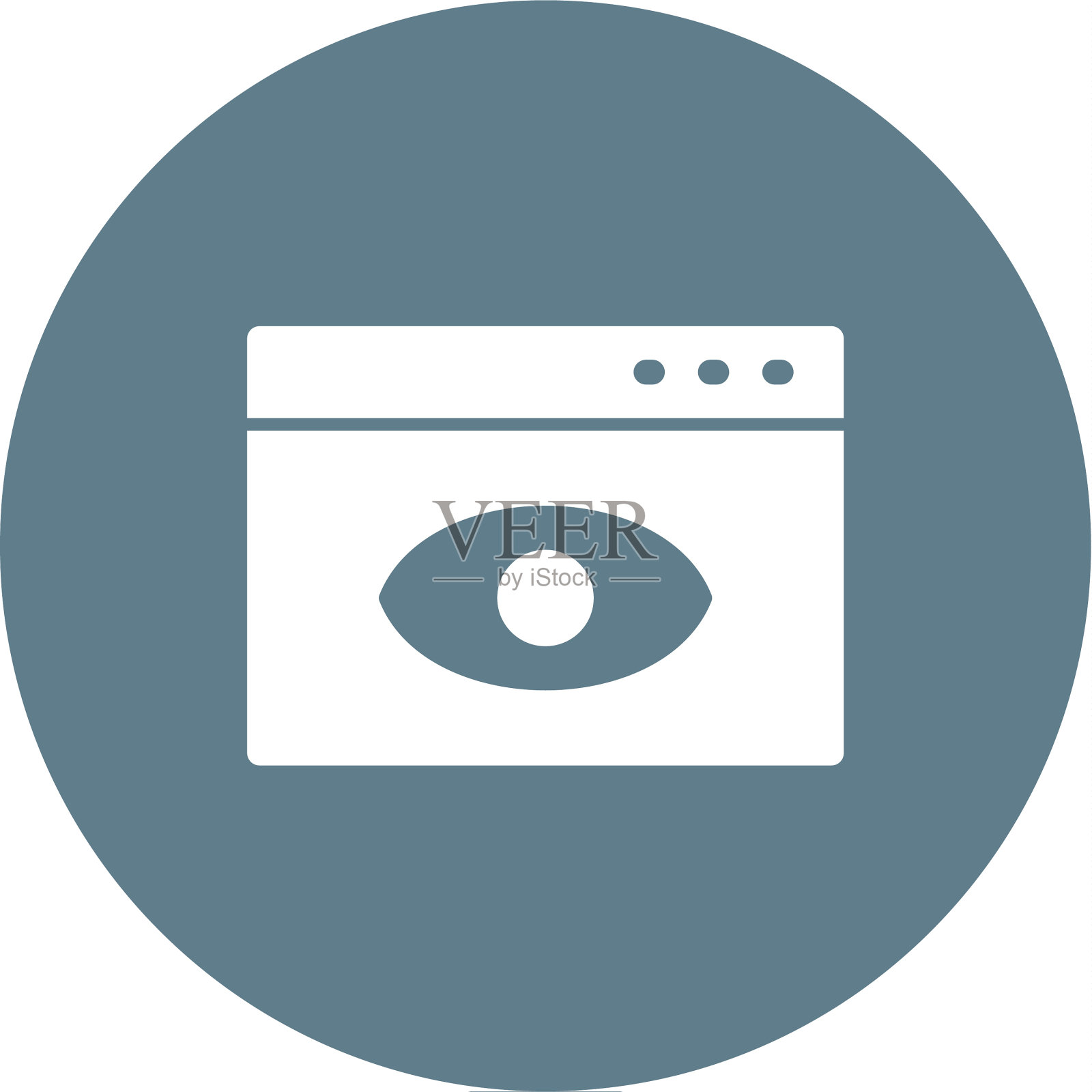 网页可见性插画图片素材