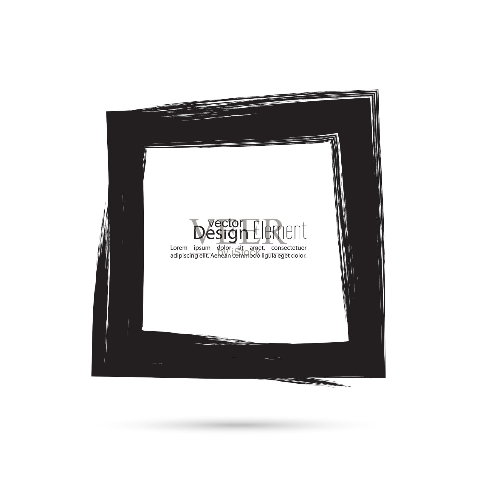 套手画方框插画图片素材