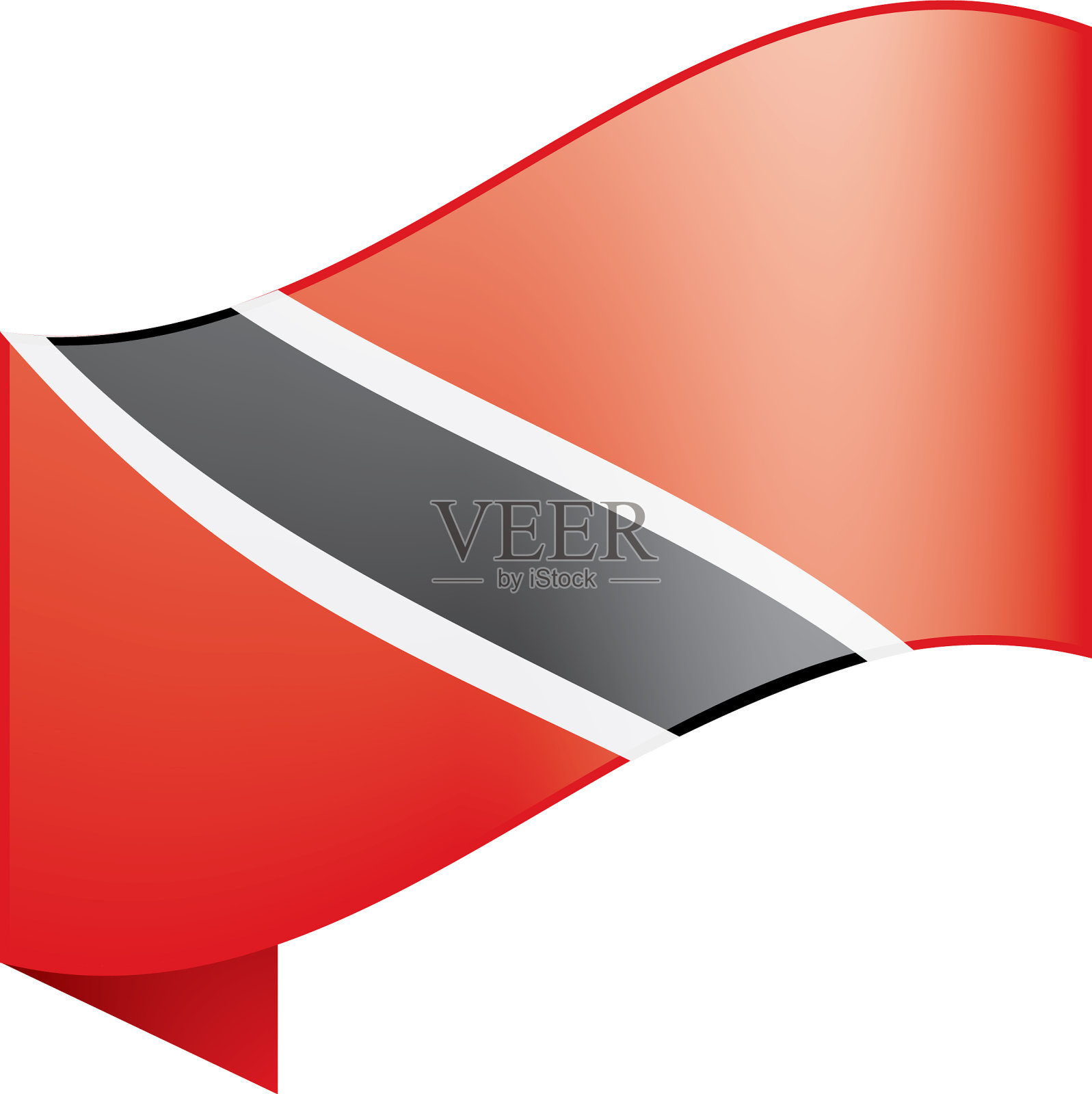 特立尼达和多巴哥国旗设计元素图片