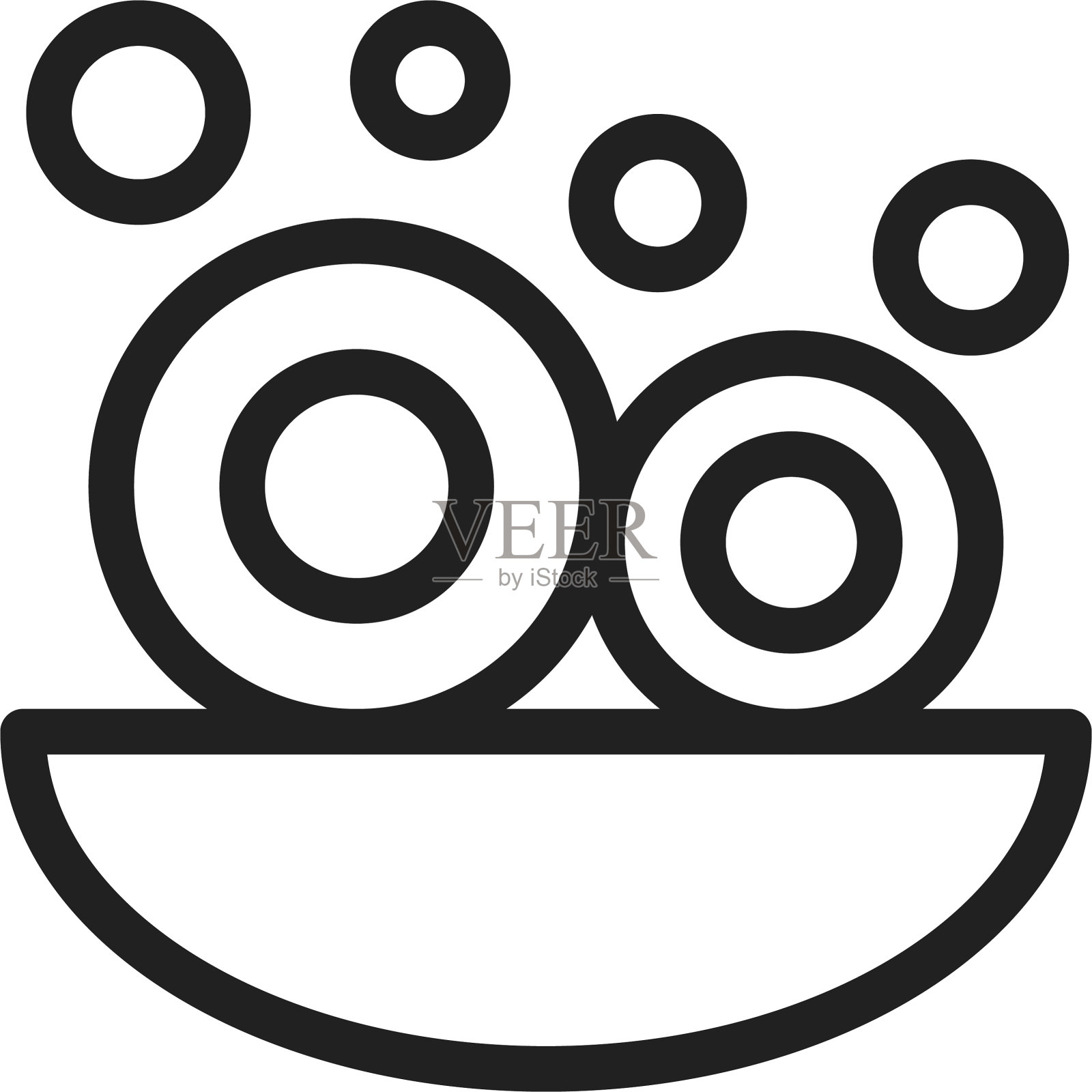 洗碗插画图片素材