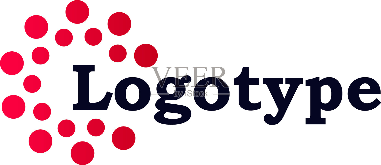 摘要虚线标志模板插画图片素材