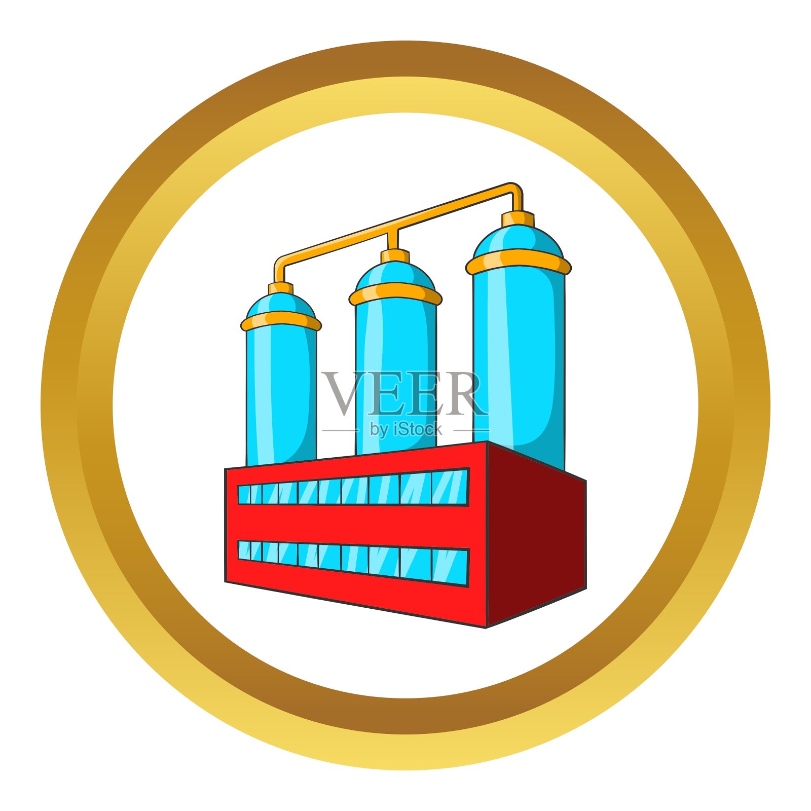 麦芽汁制备图标插画图片素材