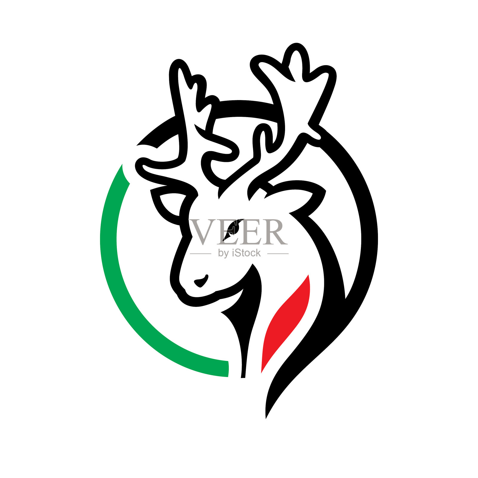 鹿肉的迹象设计元素图片