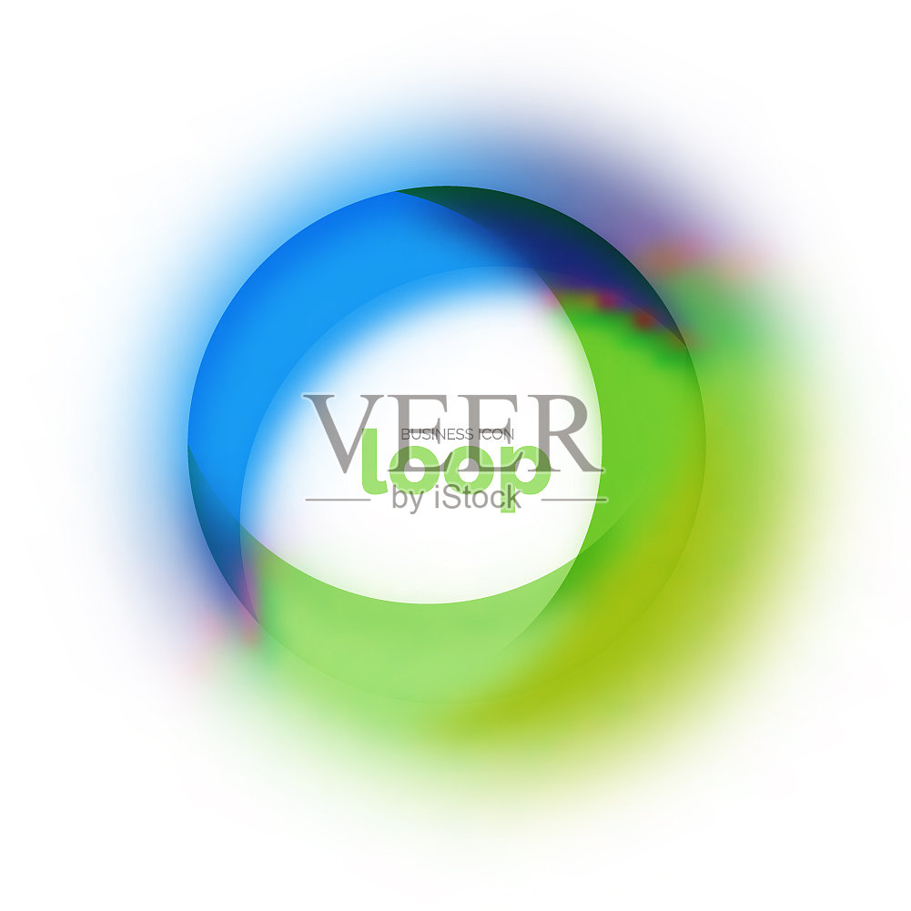 用玻璃圈创建的商业图标插画图片素材