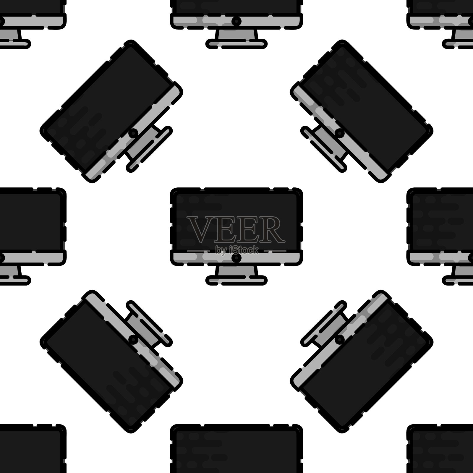 Polygraphy平模式插画图片素材