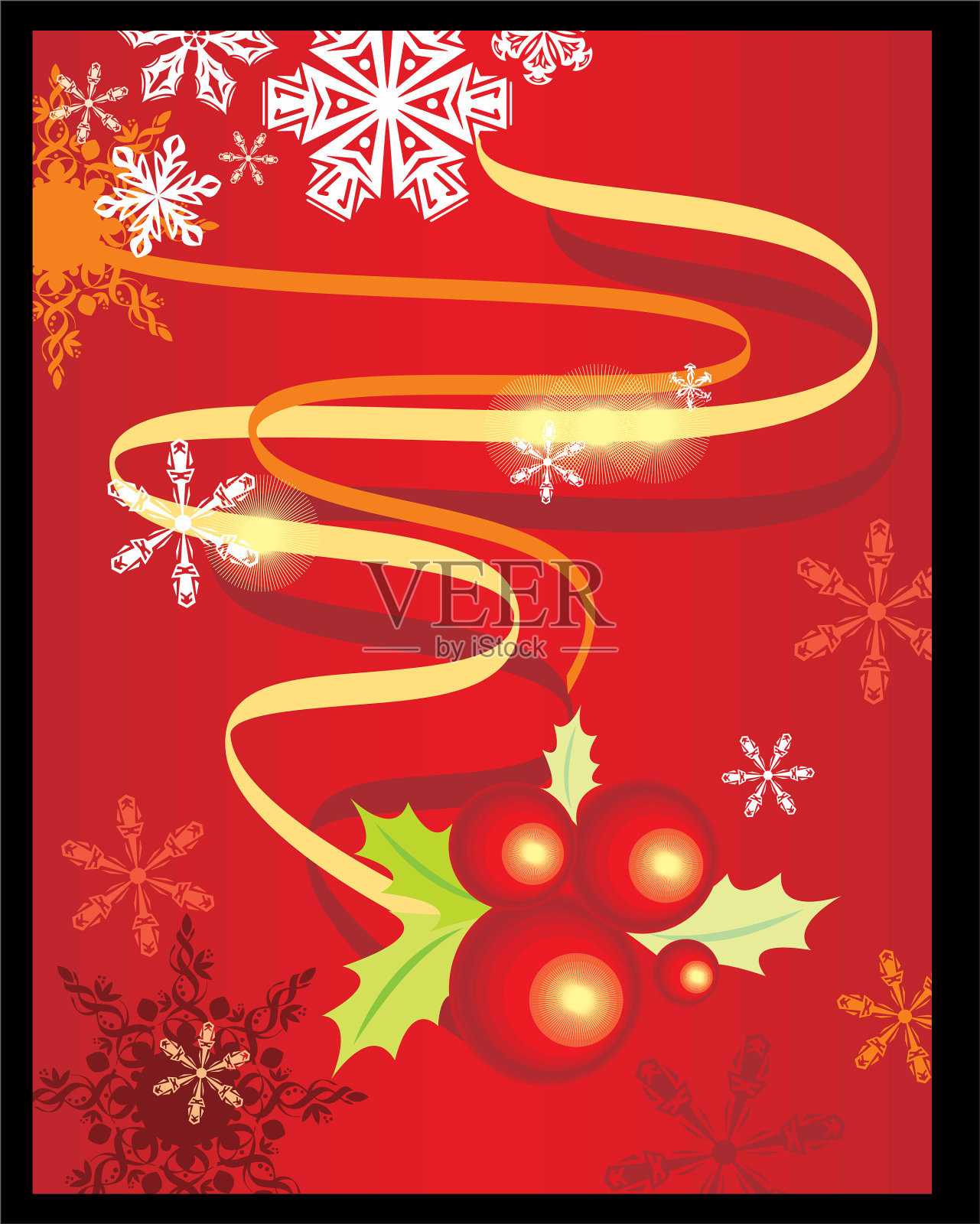圣诞节的背景设计模板素材