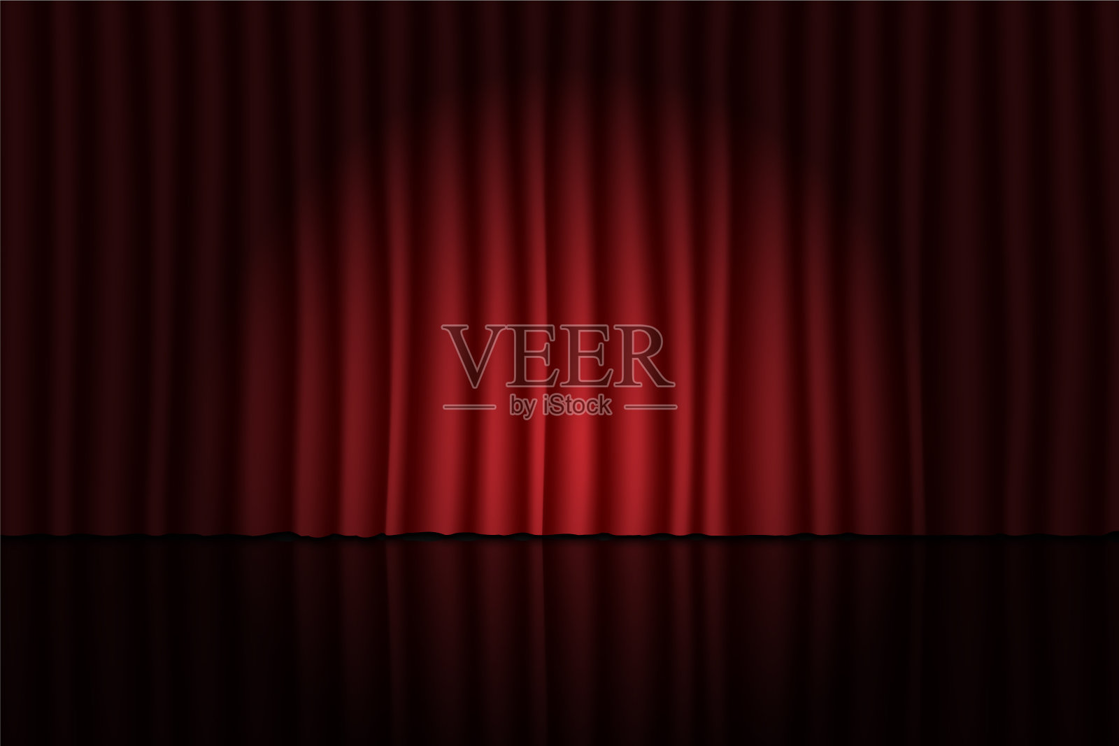 戏剧舞台插画图片素材