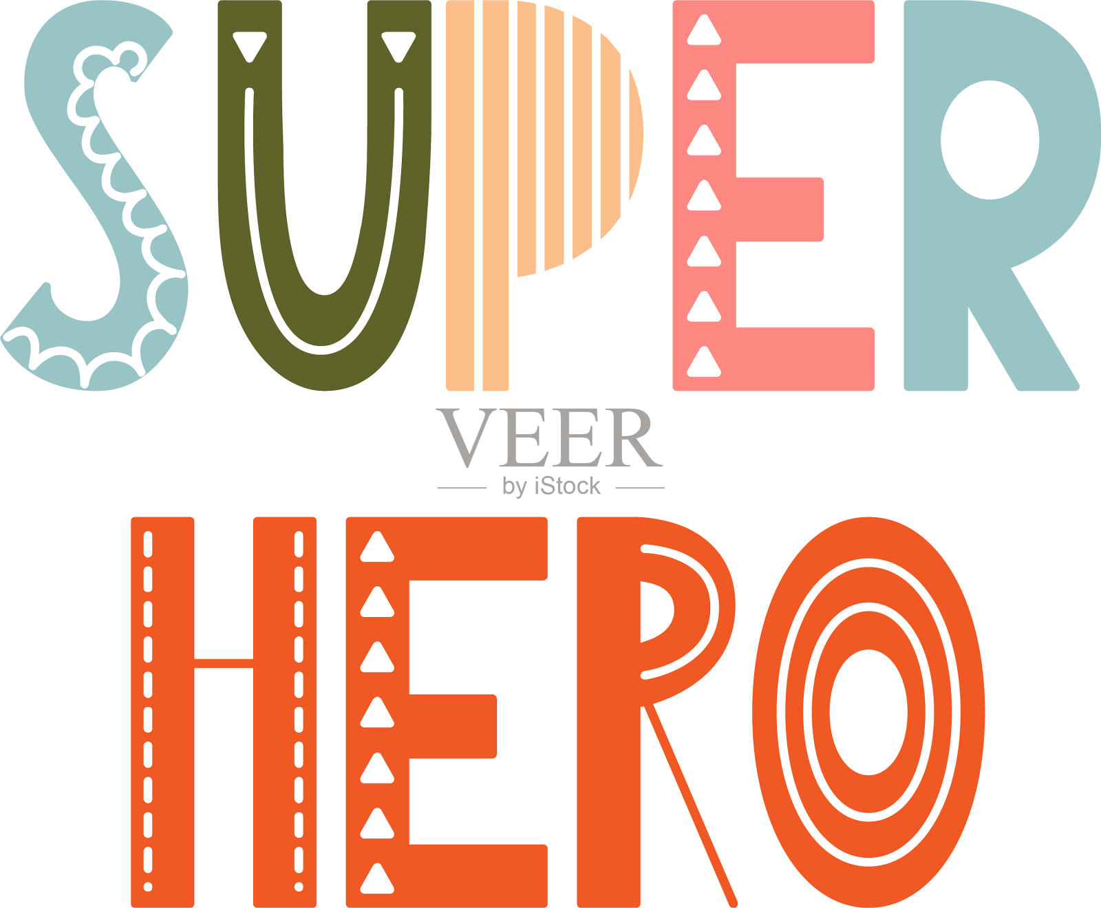 斯堪的纳维亚风格的排版海报插画图片素材