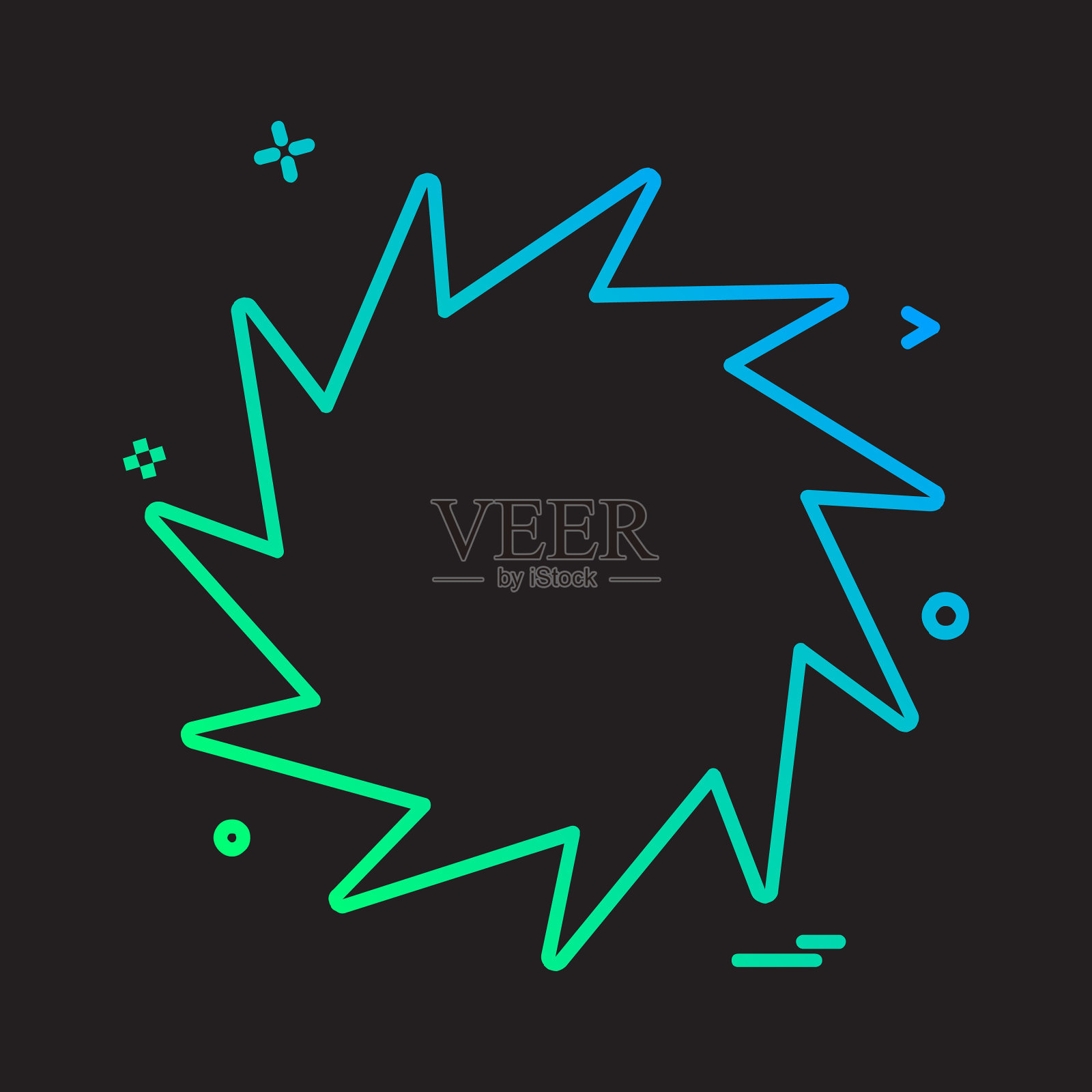 形状的图标设计插画图片素材