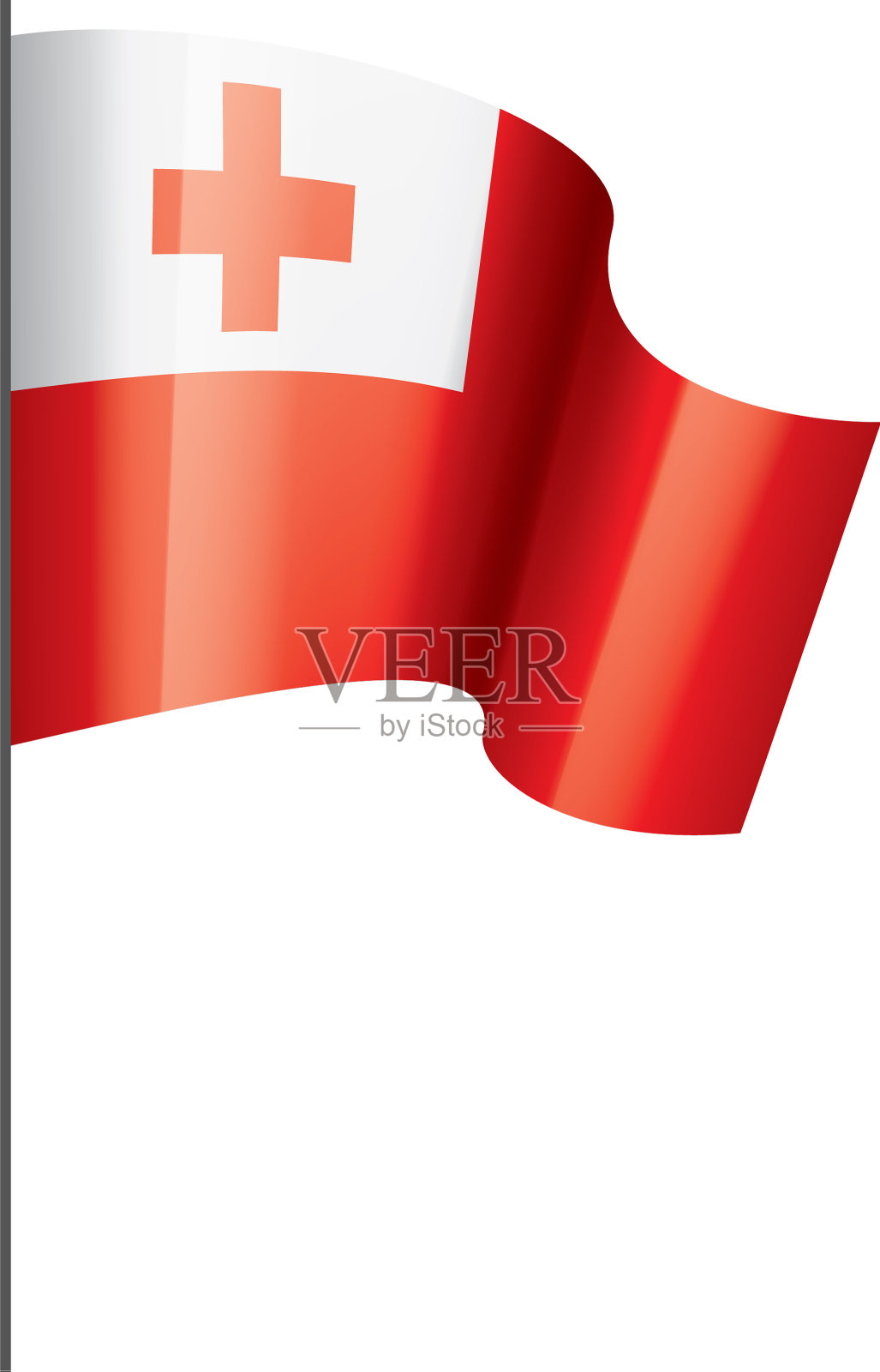 汤加国旗设计元素图片