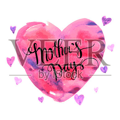 快乐的母亲节设计元素图片