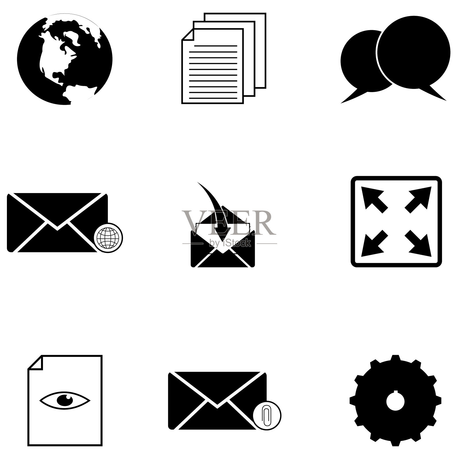 消息图标设置图标素材