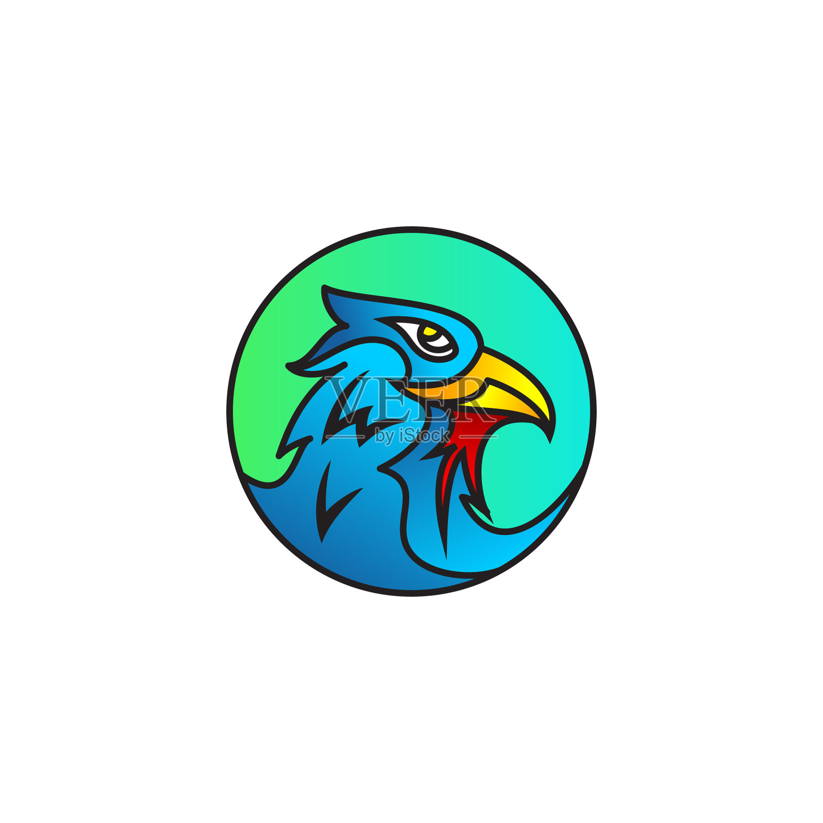 鹰鸟标志设计元素图片
