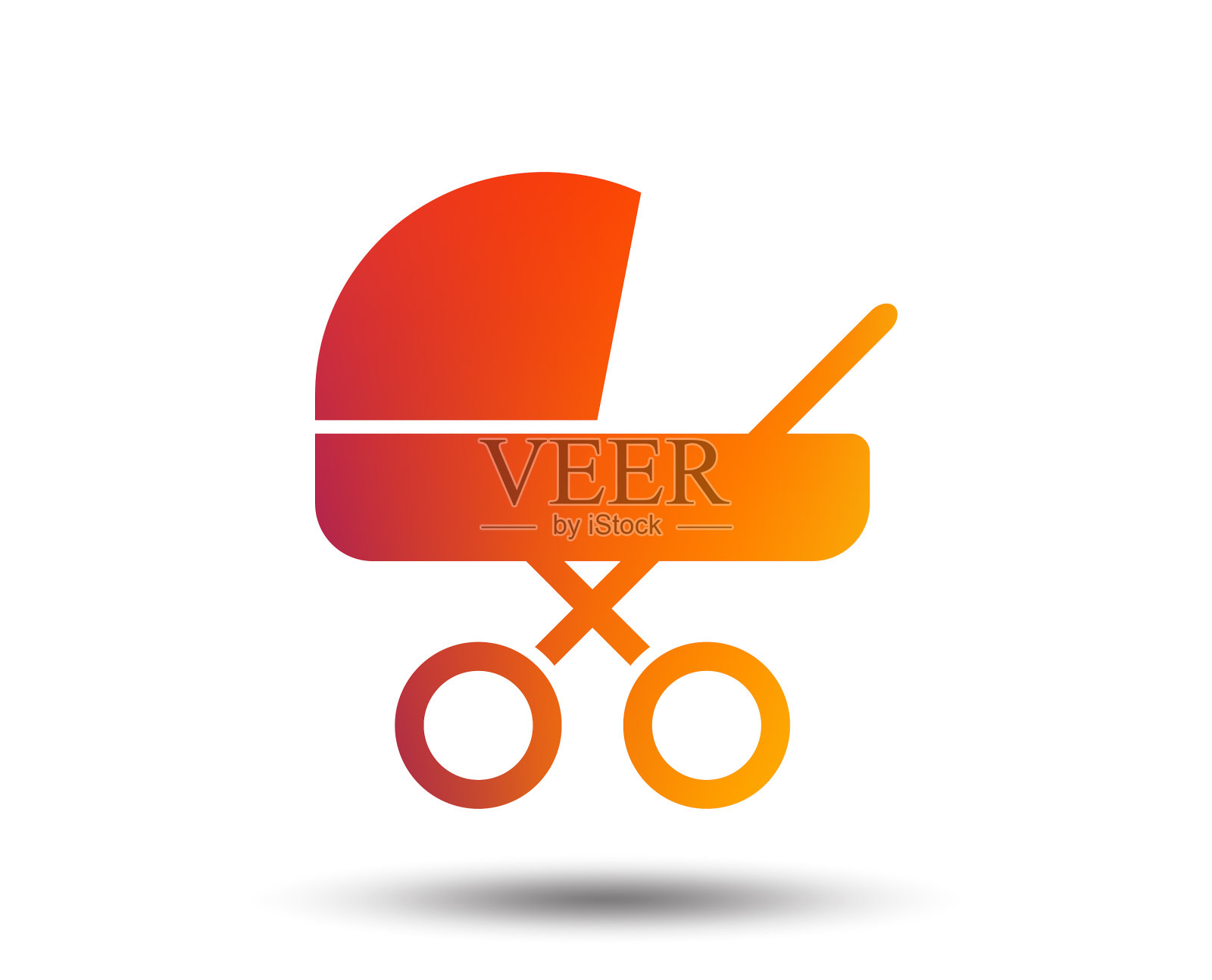 婴儿车婴儿车标志图标婴儿车符号设计元素图片