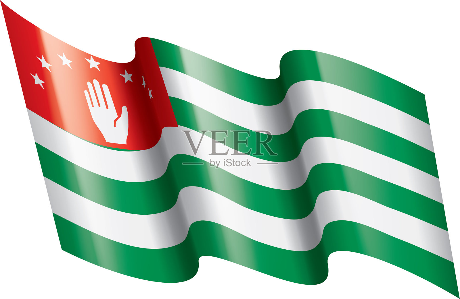 阿布哈兹国旗设计元素图片