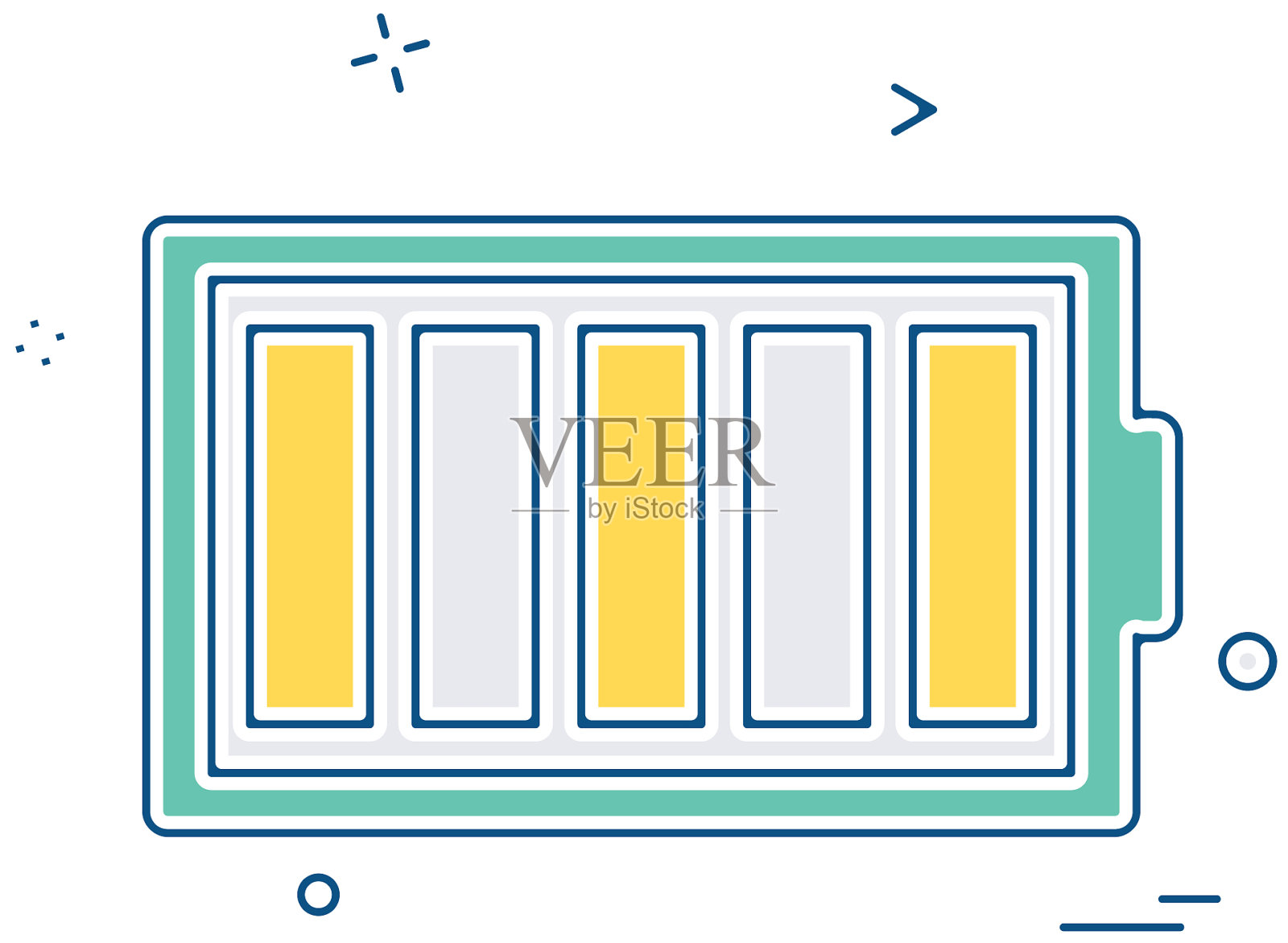 电池图标设计插画图片素材