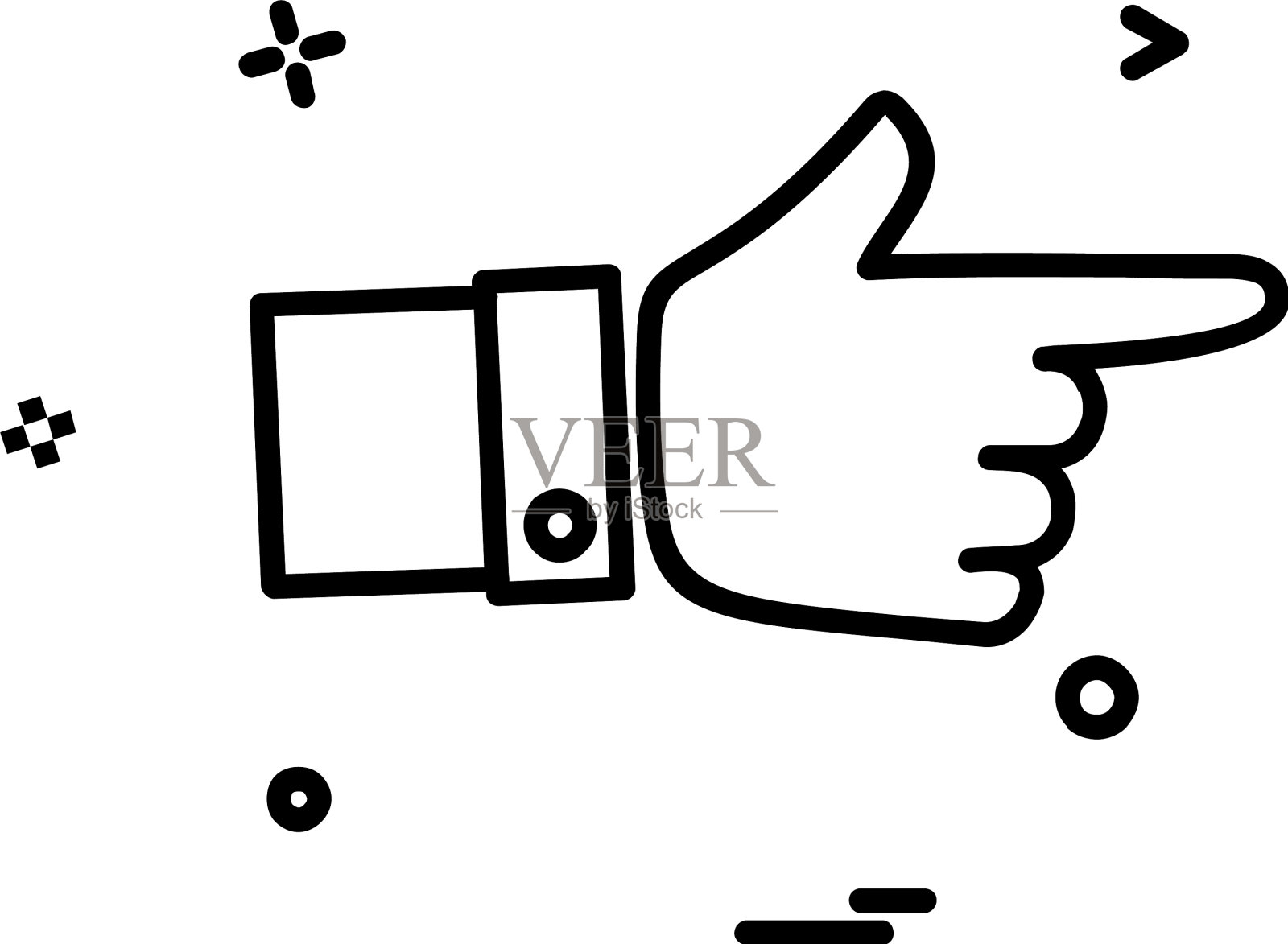 手的图标设计插画图片素材