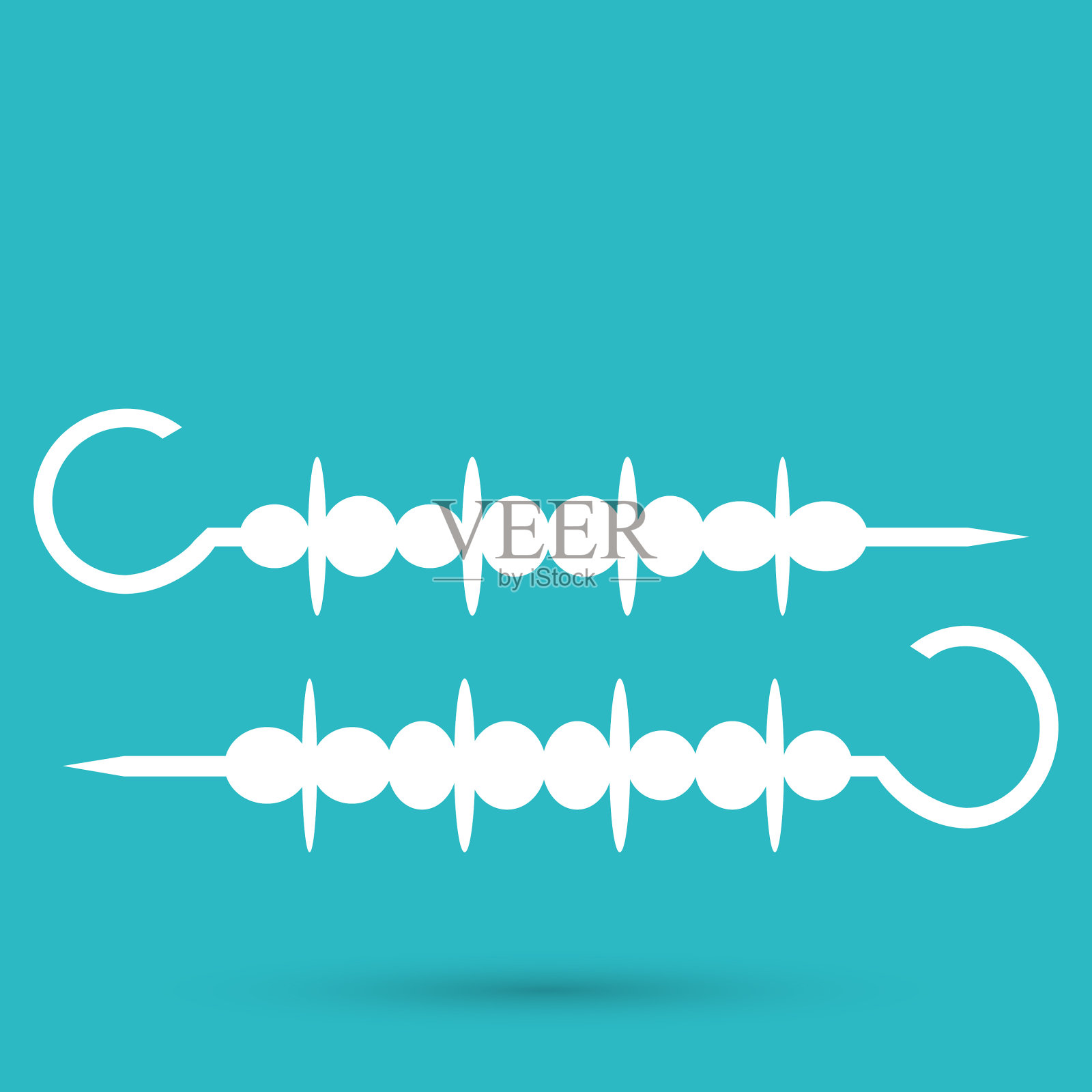 烤肉串的图标插画图片素材