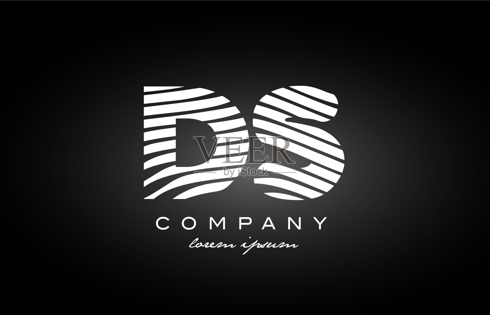 Ds ds字母字母表标志黑白色图标插画图片素材