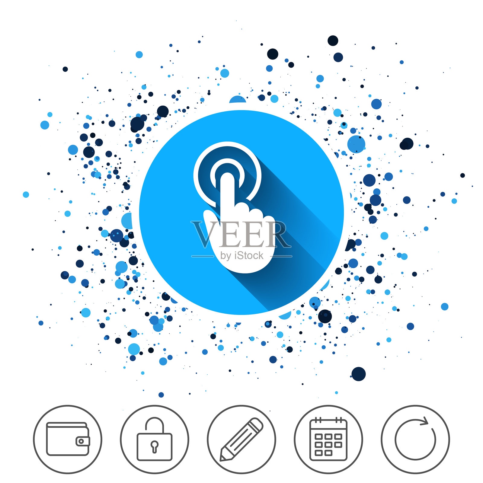 手光标符号图标指针符号图标素材