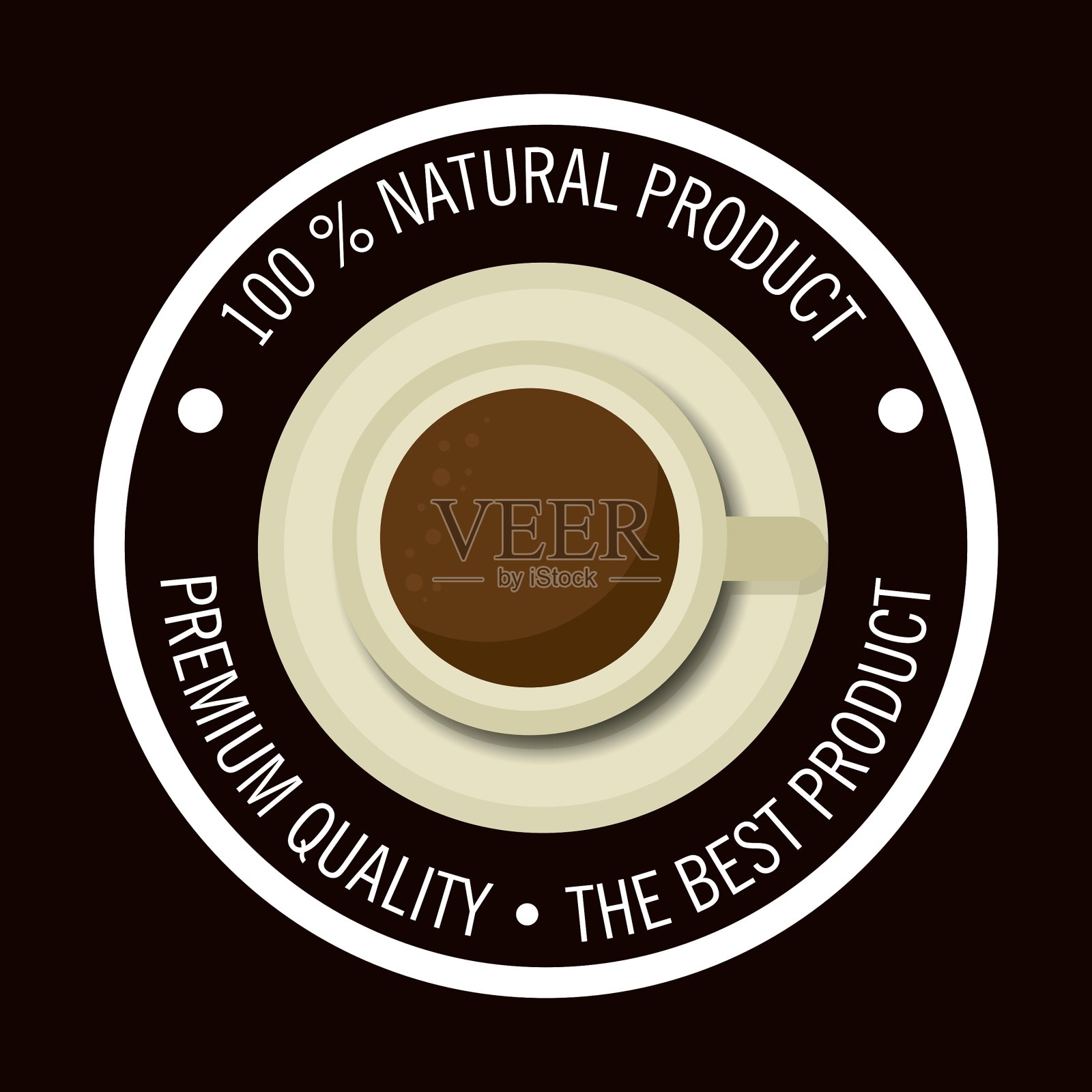 杯咖啡产品自然图形插画图片素材