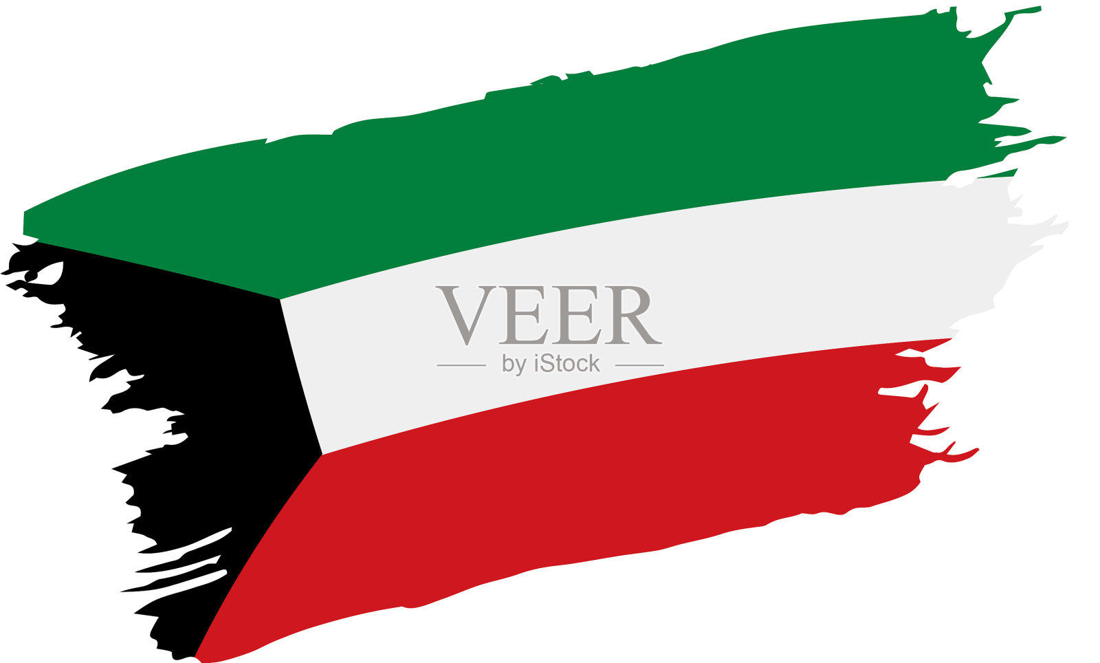 科威特国旗设计元素图片