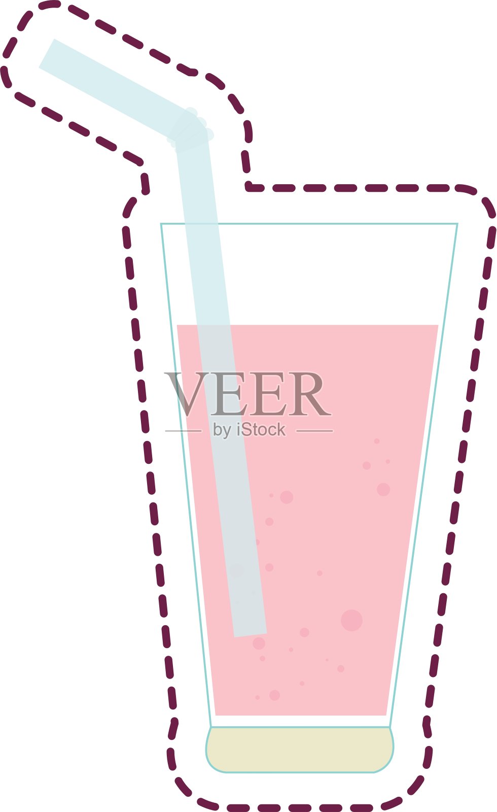 喝玻璃饮料图标设计元素图片