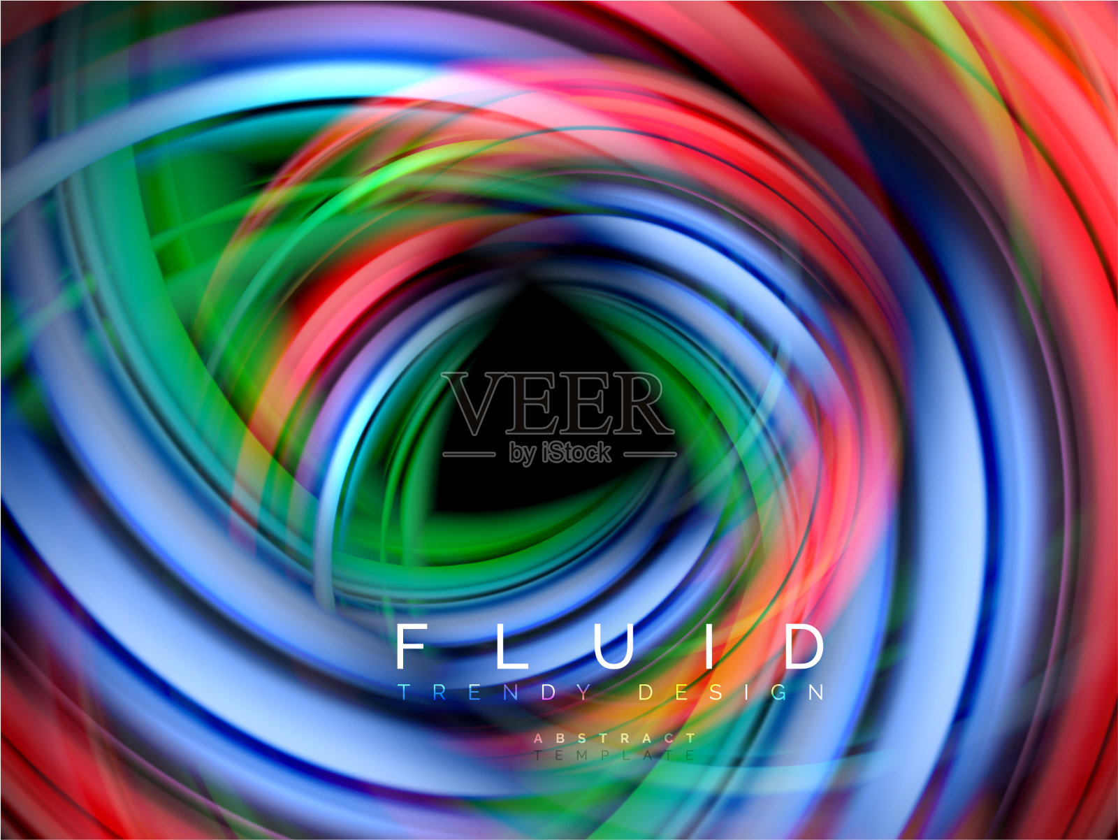 流体平滑波抽象背景流动插画图片素材