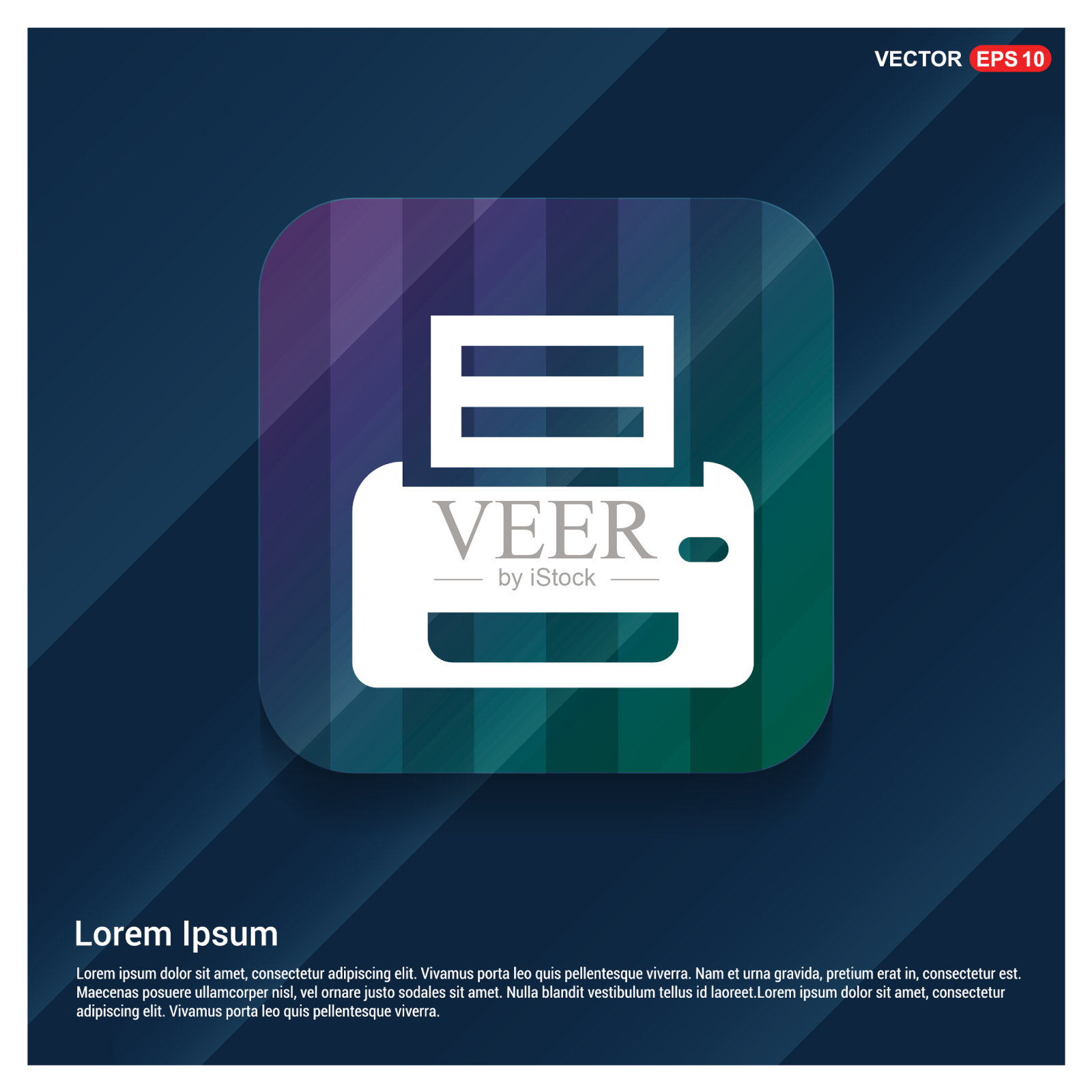 办公室的打印机图标插画图片素材