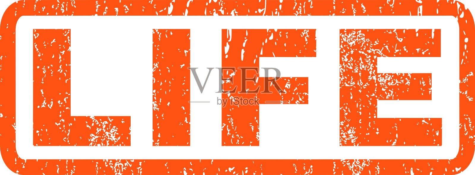 生活橡皮图章插画图片素材