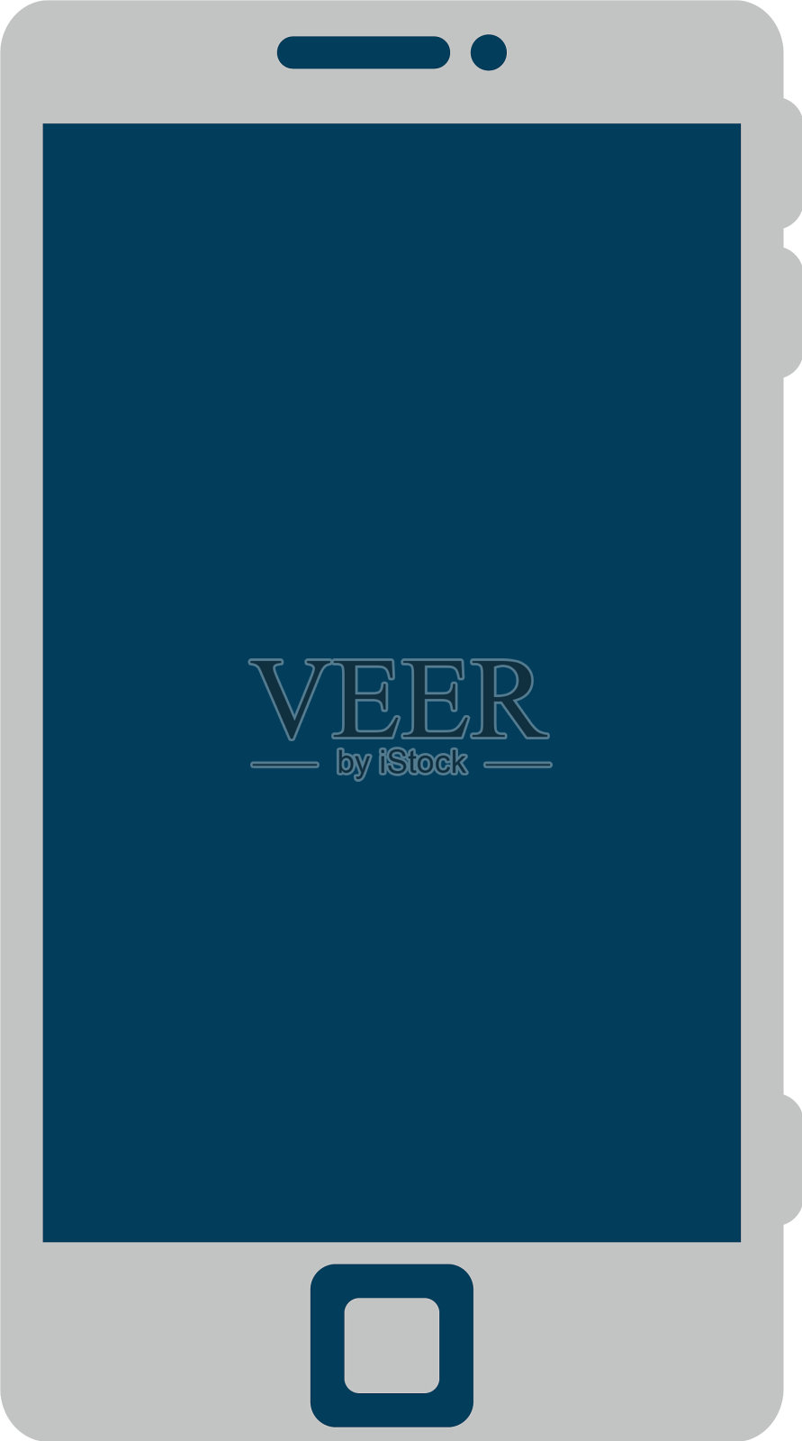 智能手机设备隔离图标插画图片素材