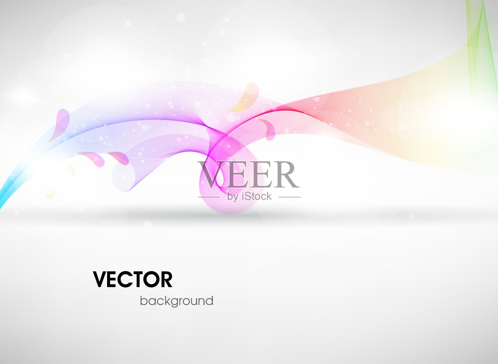 春天的幻想设计插画图片素材