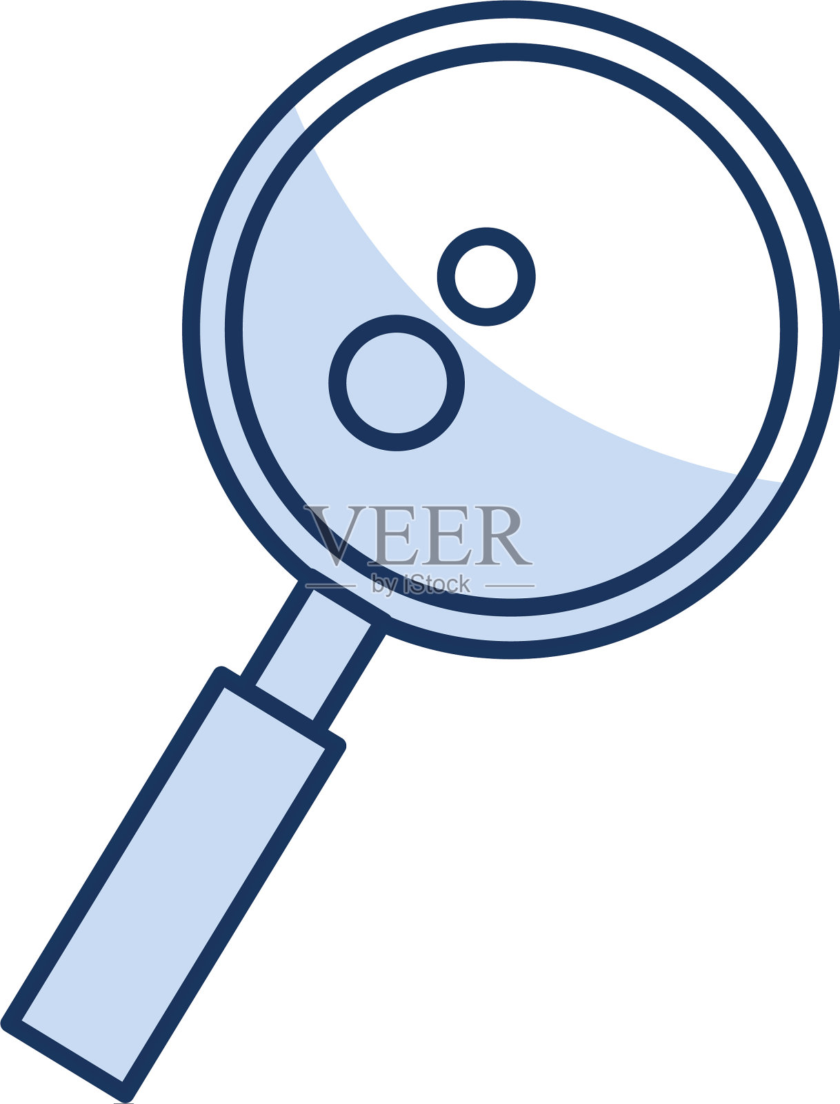 搜索放大镜图标插画图片素材