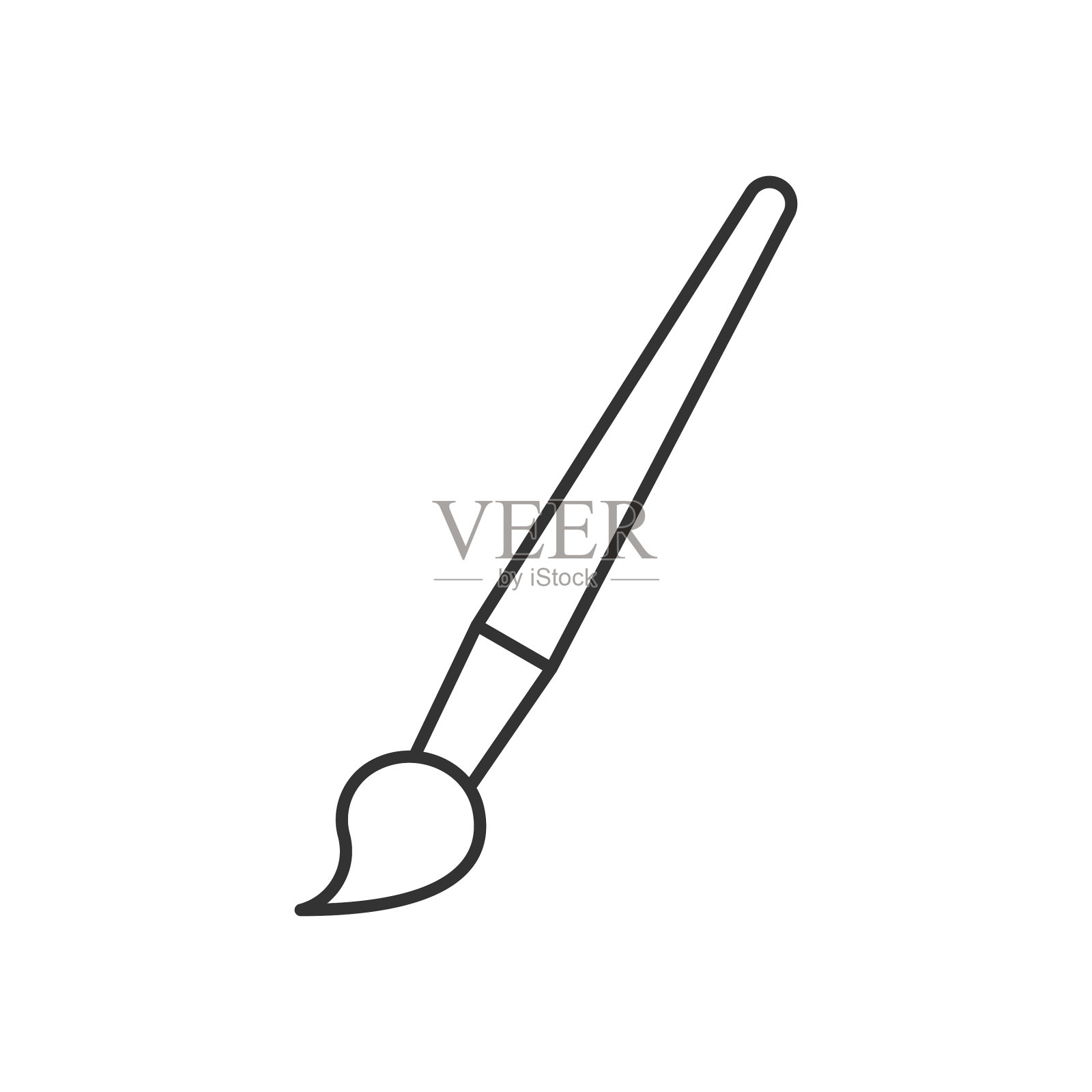 刷轮廓图标图标素材