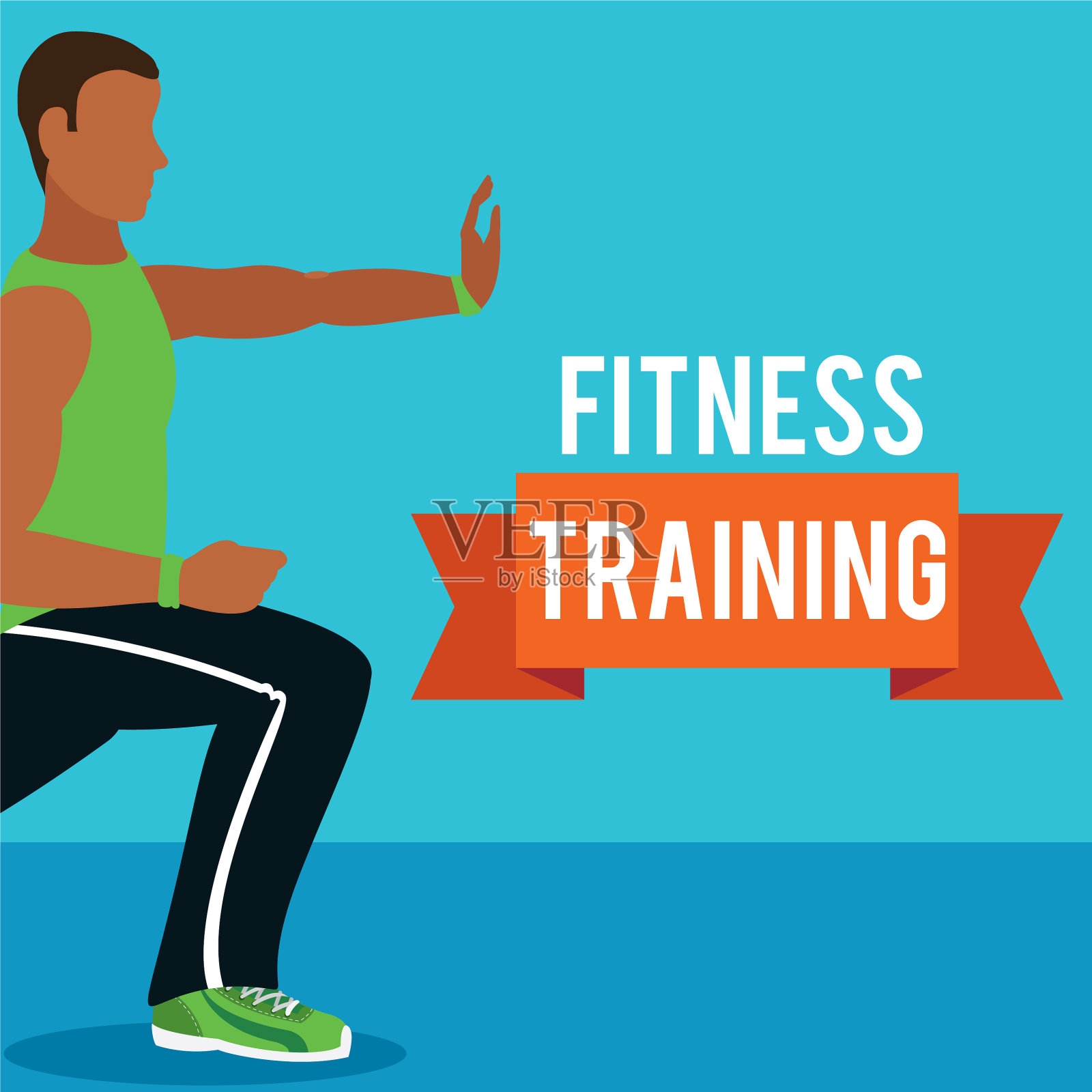 人健康的生活方式插画图片素材