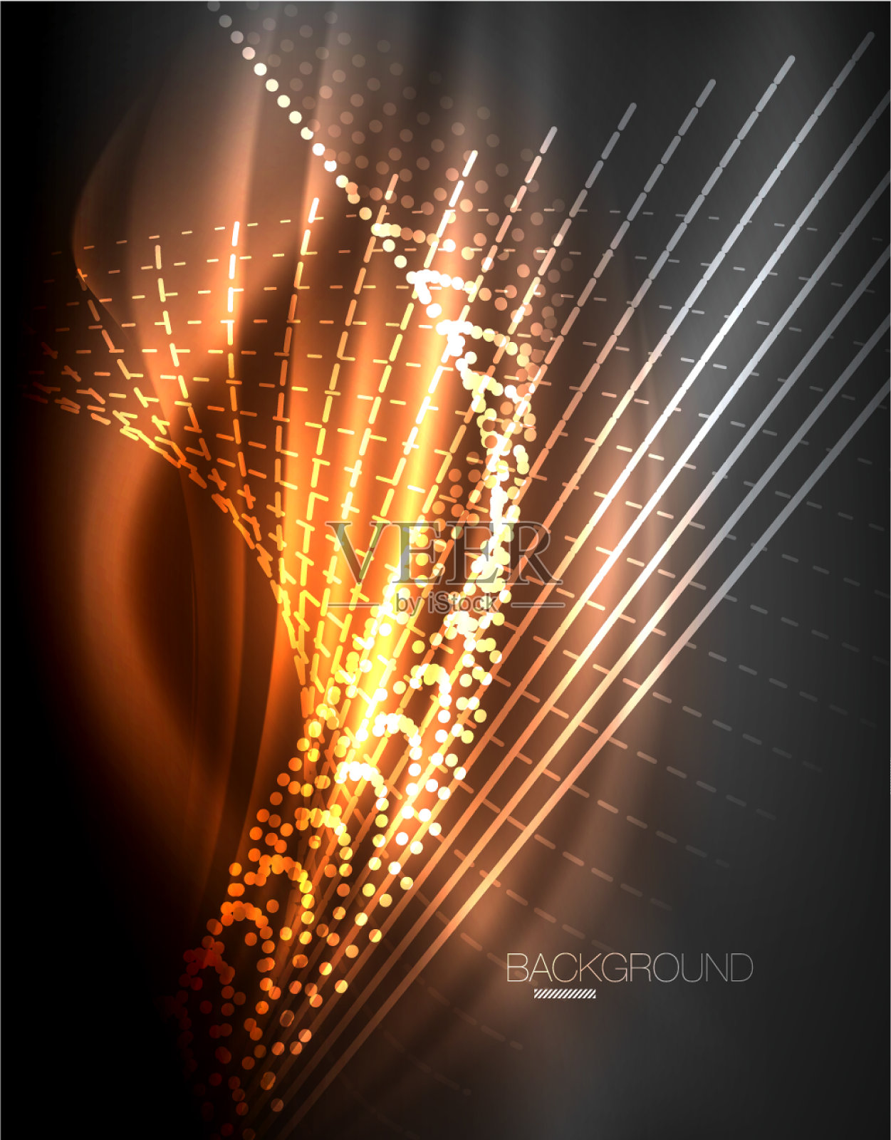 平滑的光效果直线发光插画图片素材