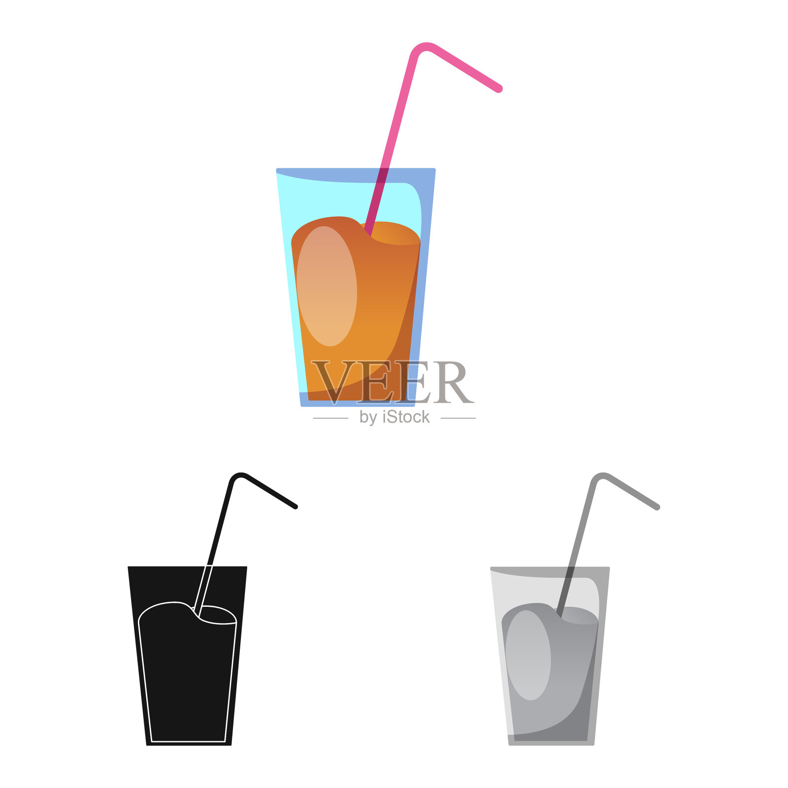 聚会和生日标志的孤立对象插画图片素材