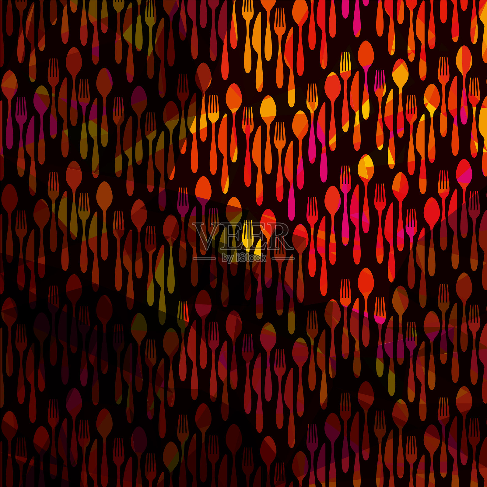 餐厅的菜单设计插画图片素材