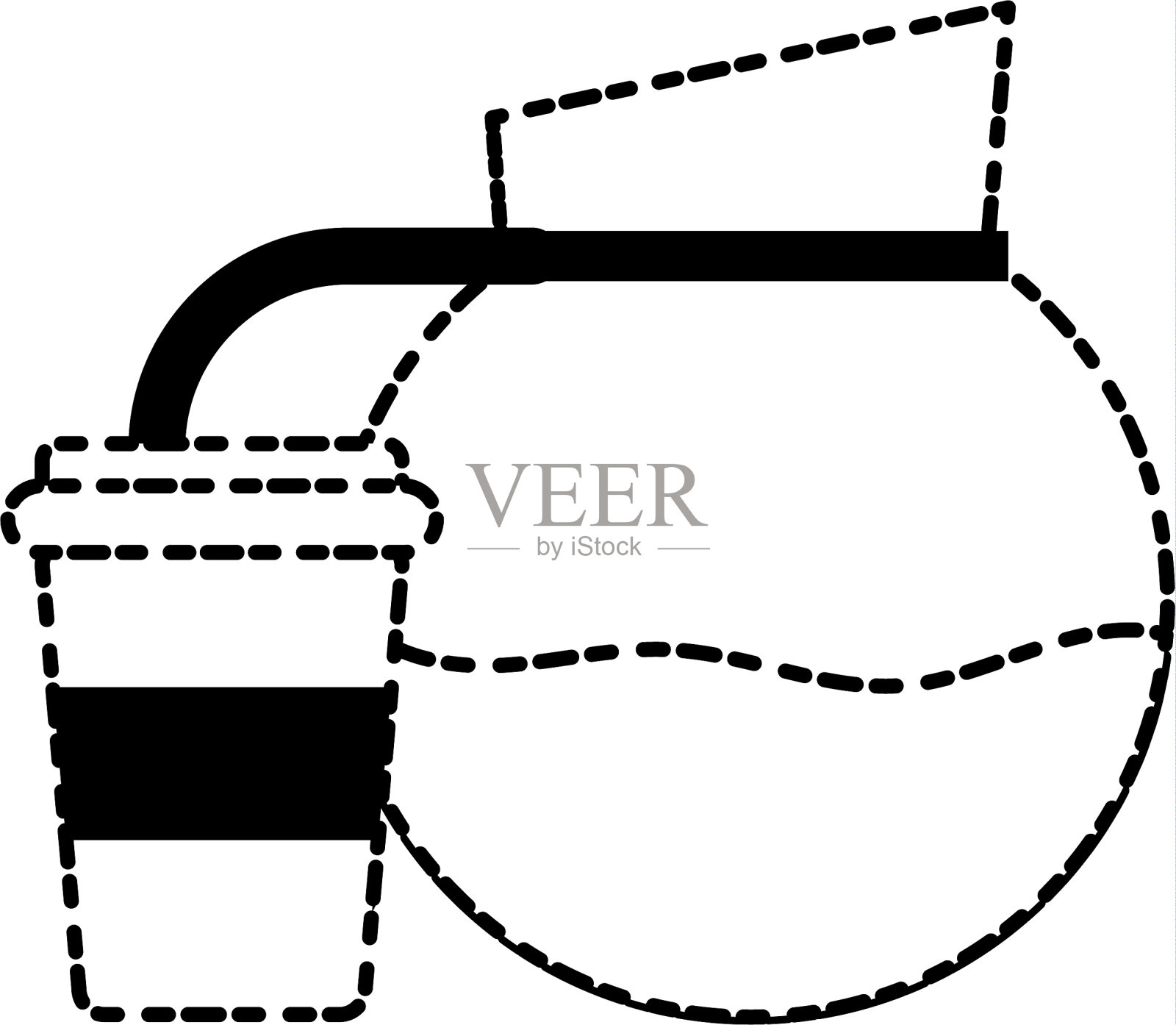 咖啡时间设计插画图片素材