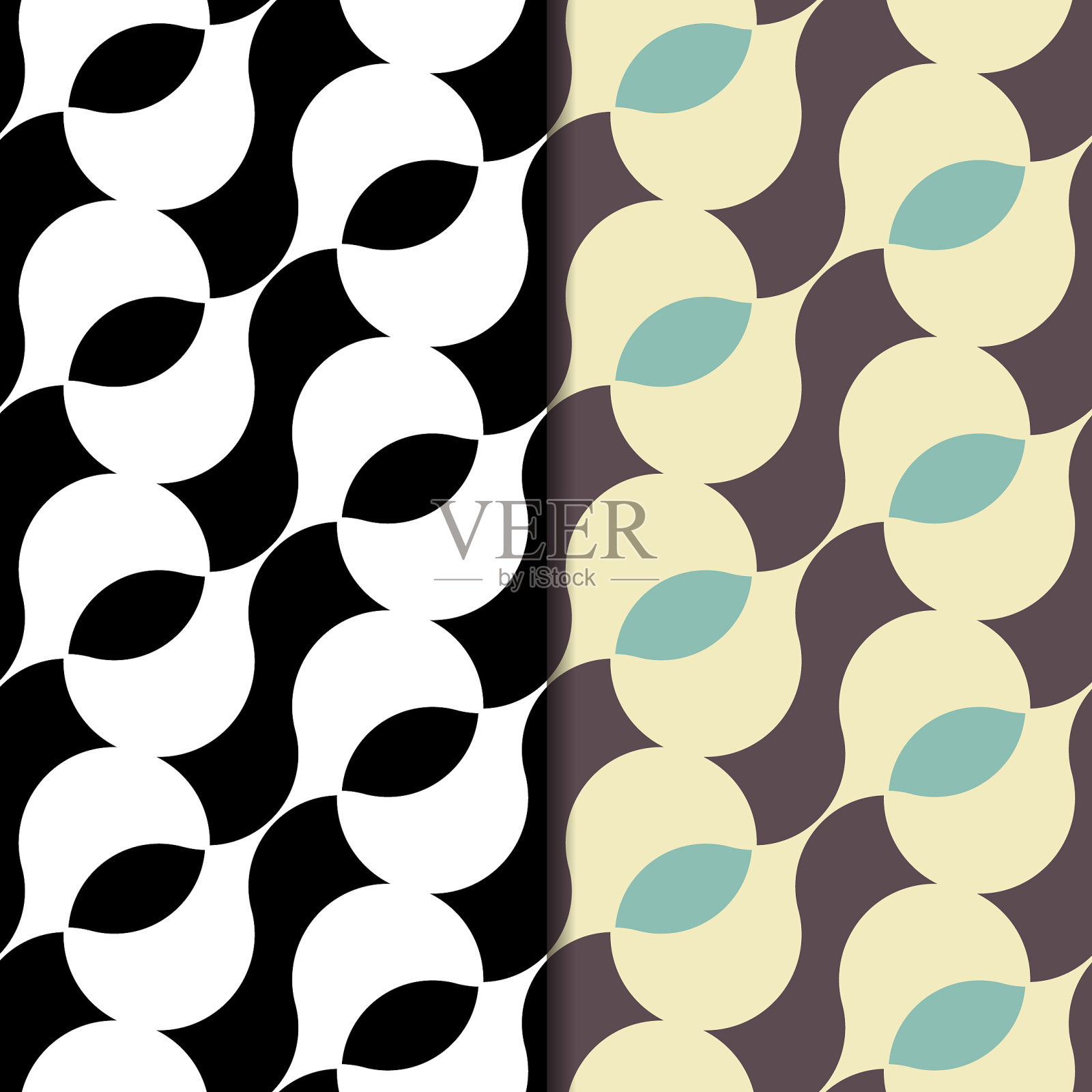 几何无缝图案背景插画图片素材