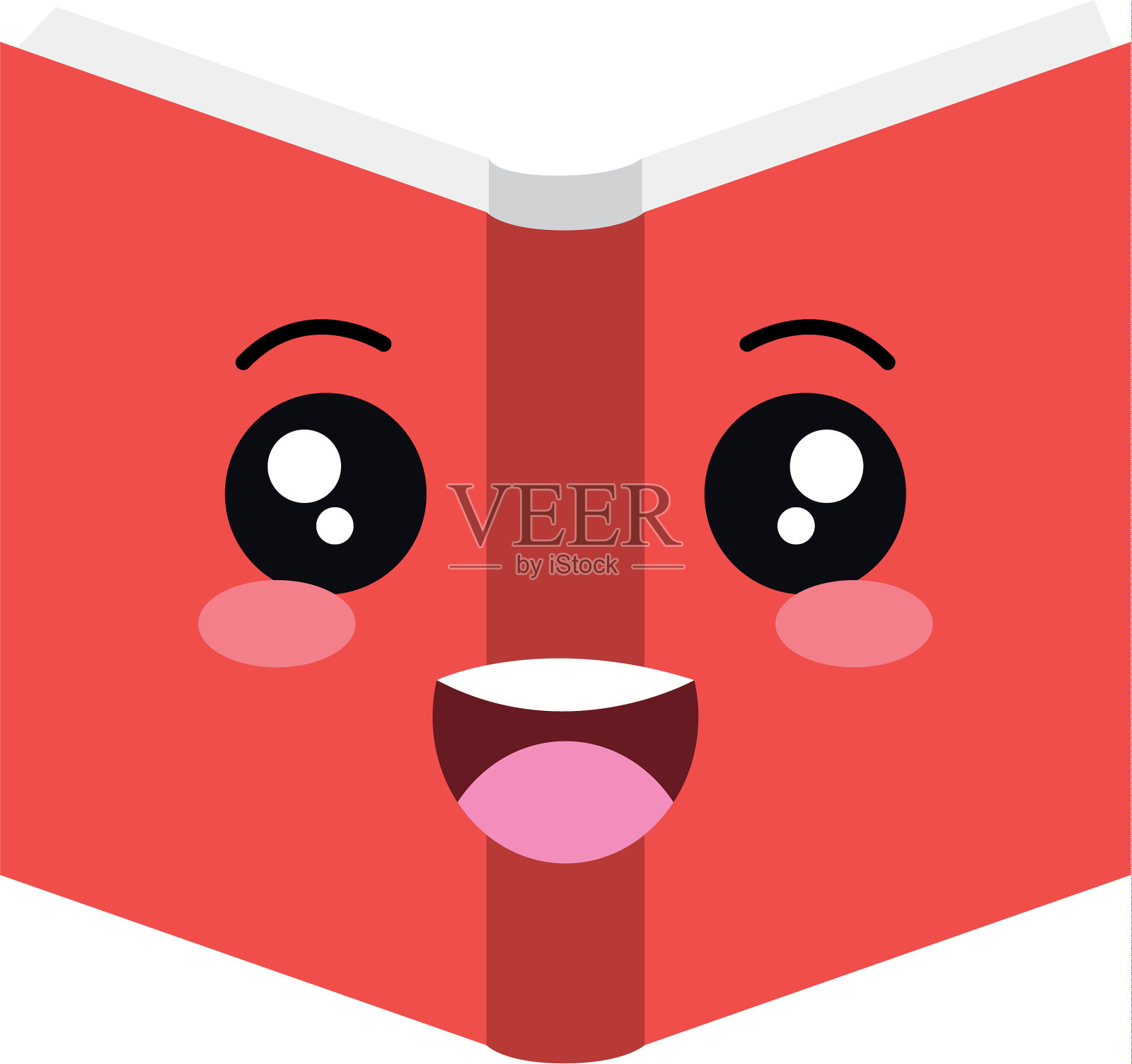 课本卡通人物插画图片素材