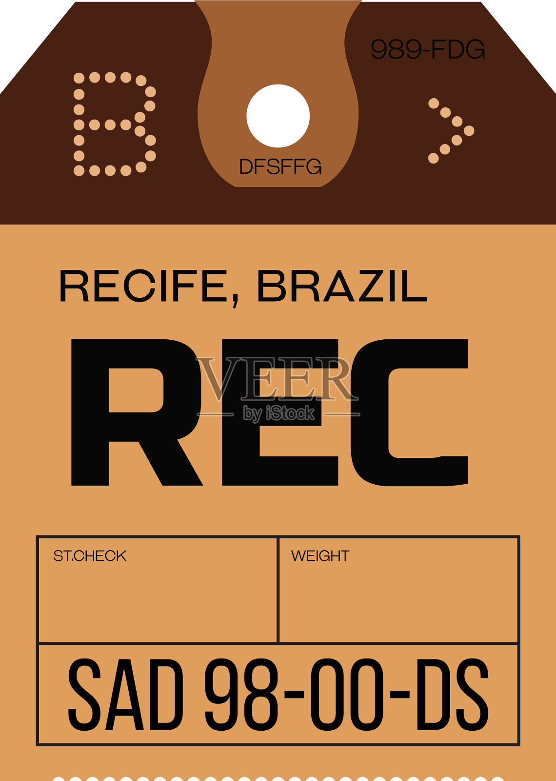 的行李标签插画图片素材