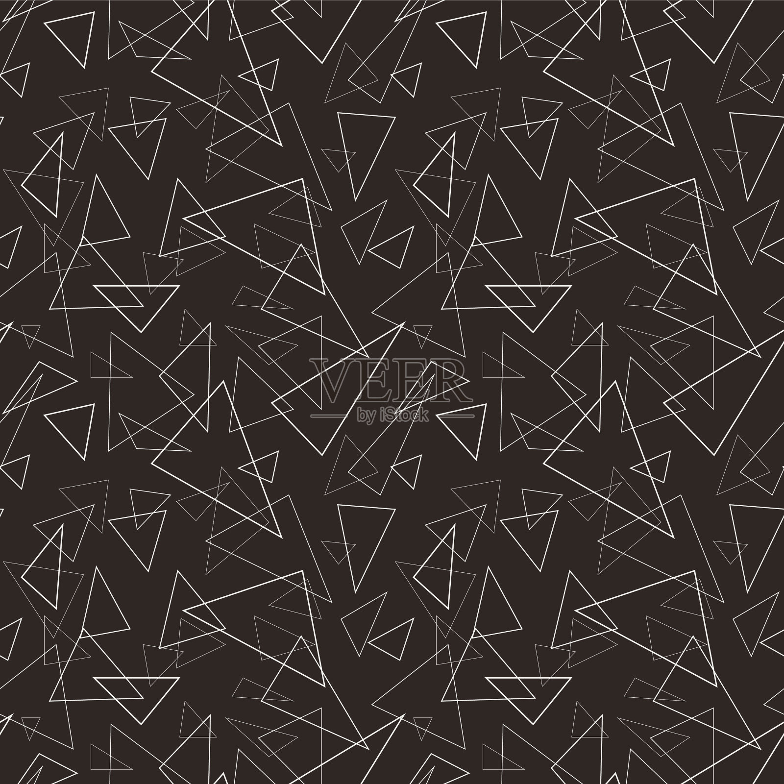 无缝几何三角形图案插画图片素材