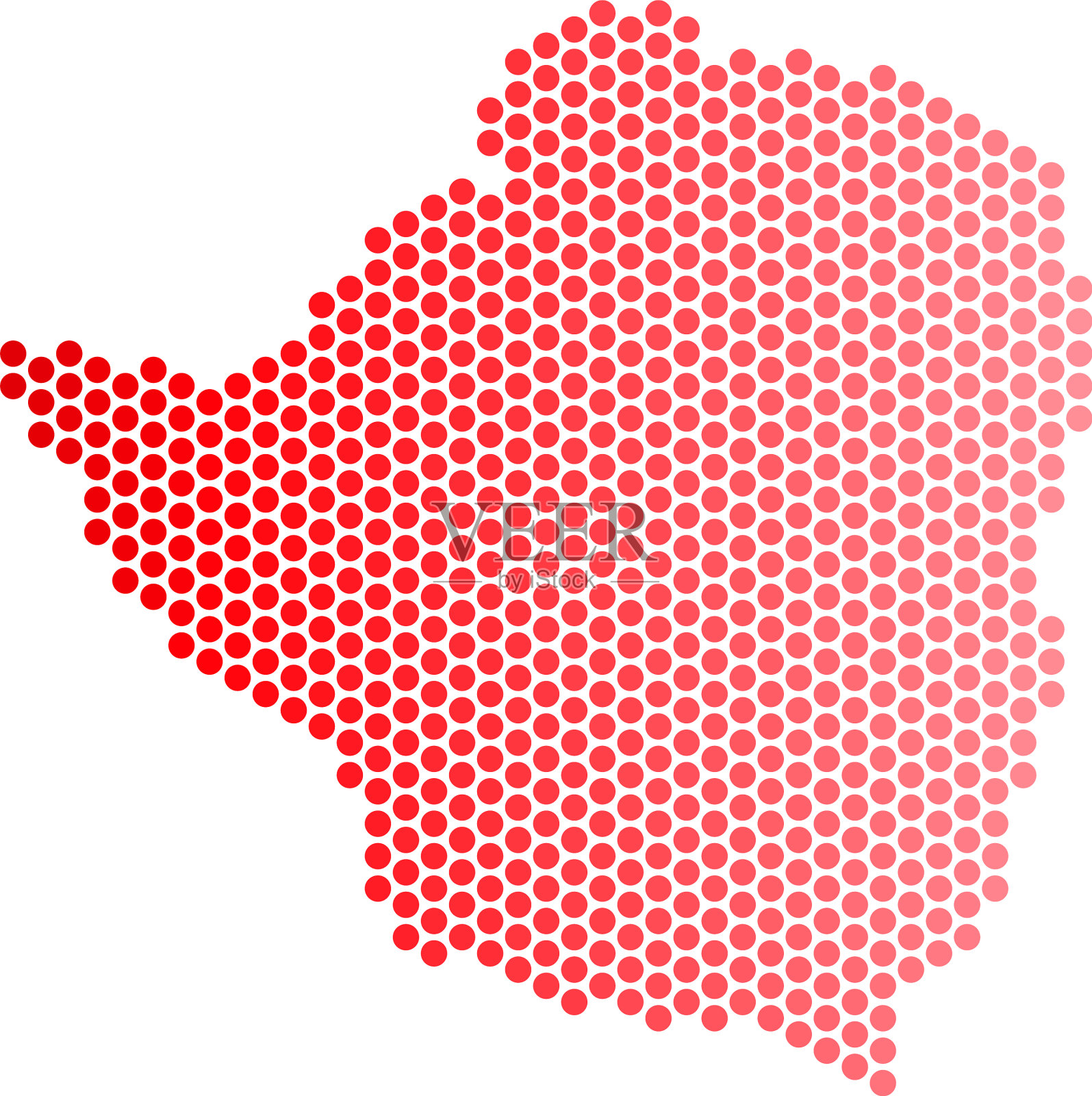 红点津巴布韦地图插画图片素材