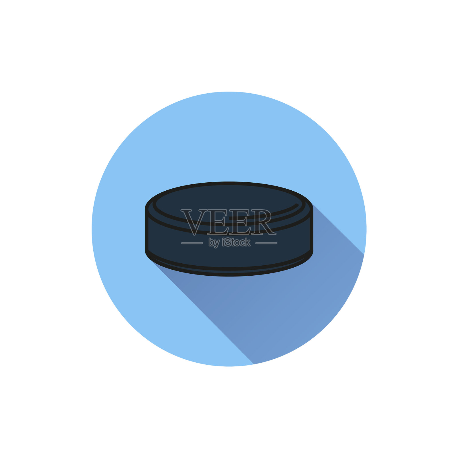 冰球孤立在白色背景上设计元素图片