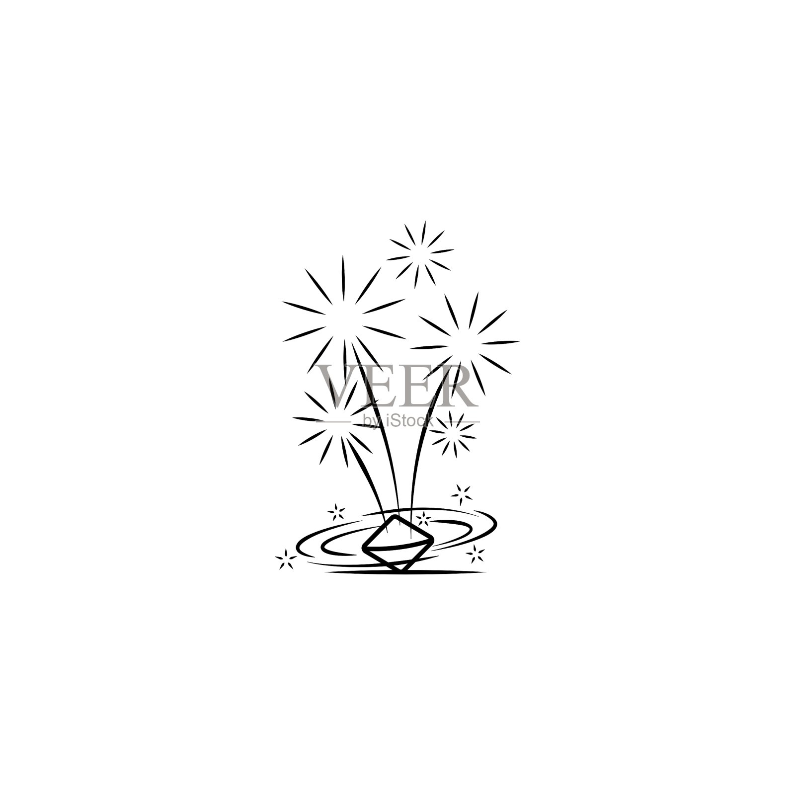 烟花公司标志设计设计元素图片