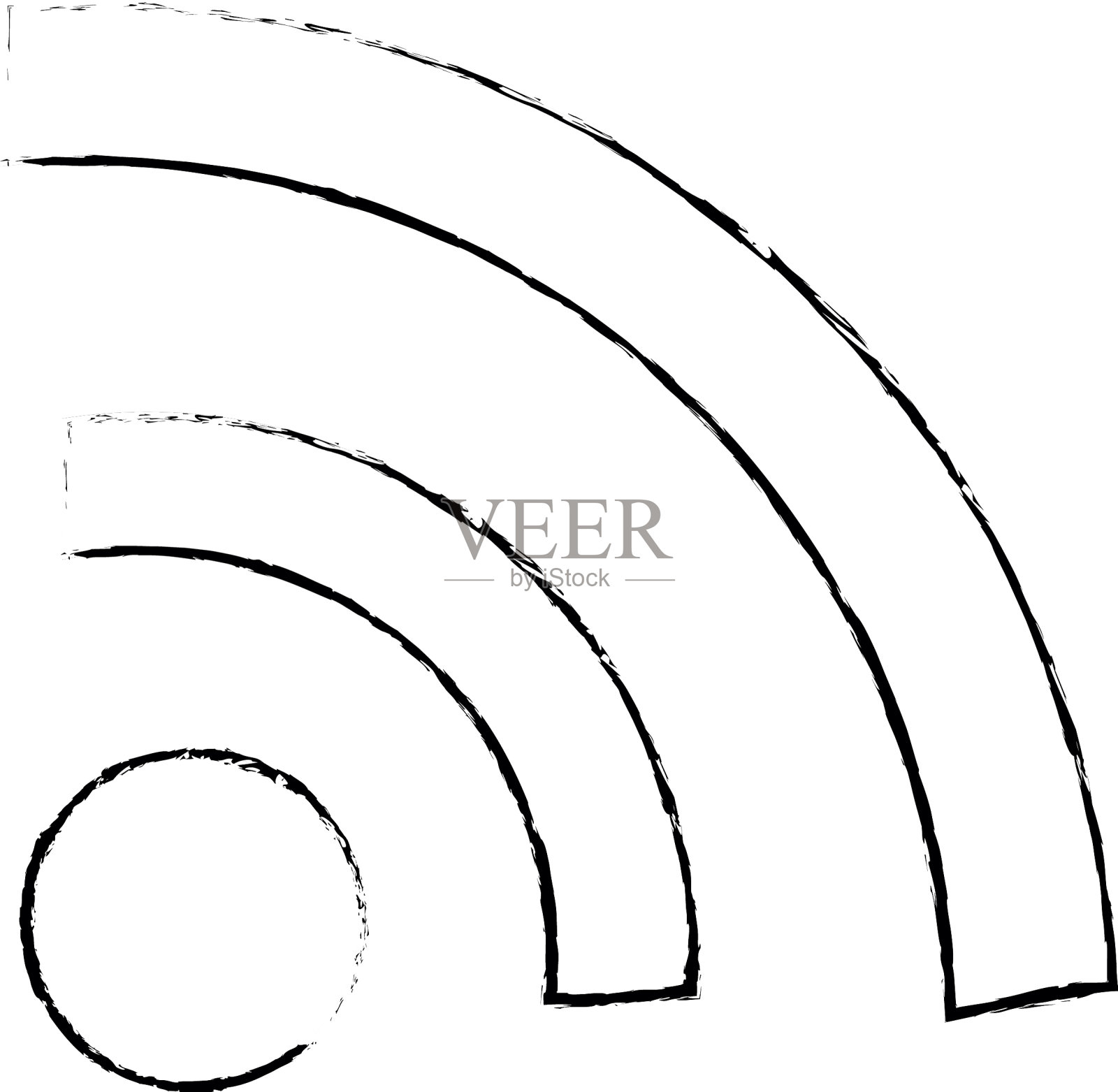 Wifi信号隔离图标图标素材