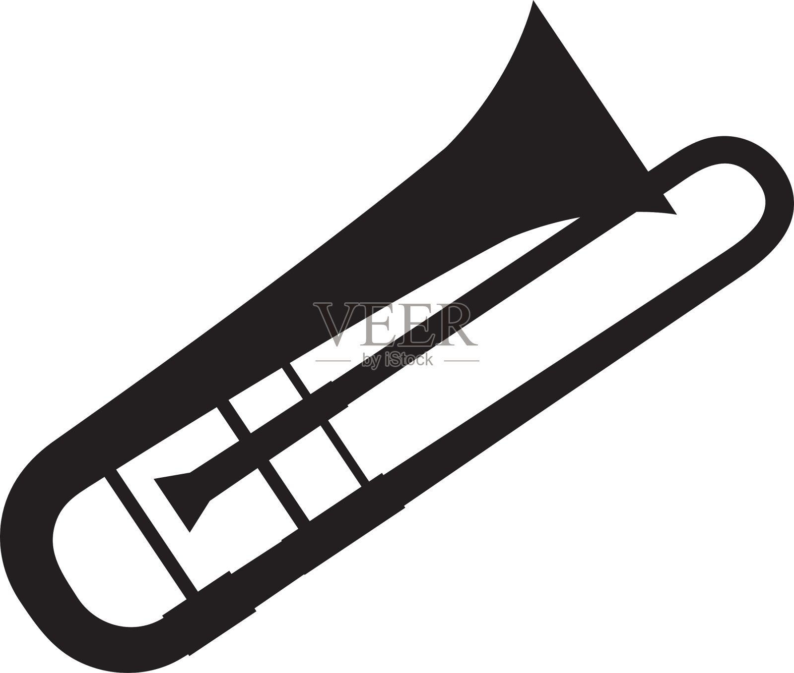 小号乐器图标素材