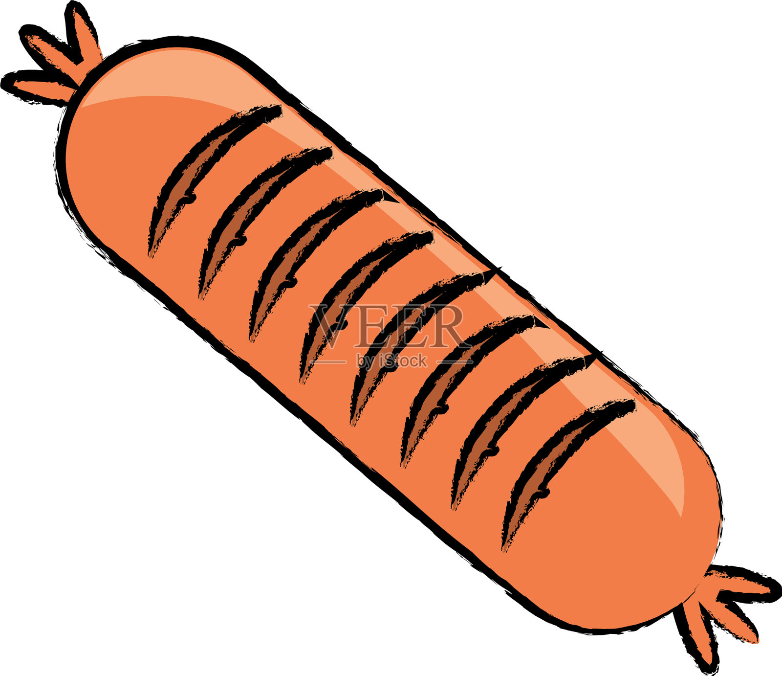 香肠图标图像设计元素图片