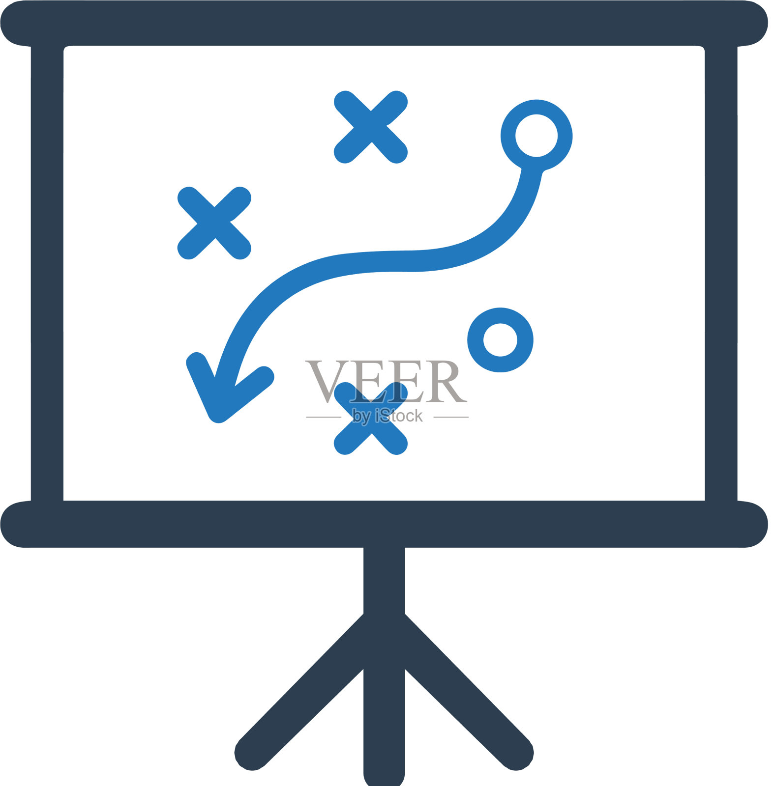 展示一个战略规划图标图标素材